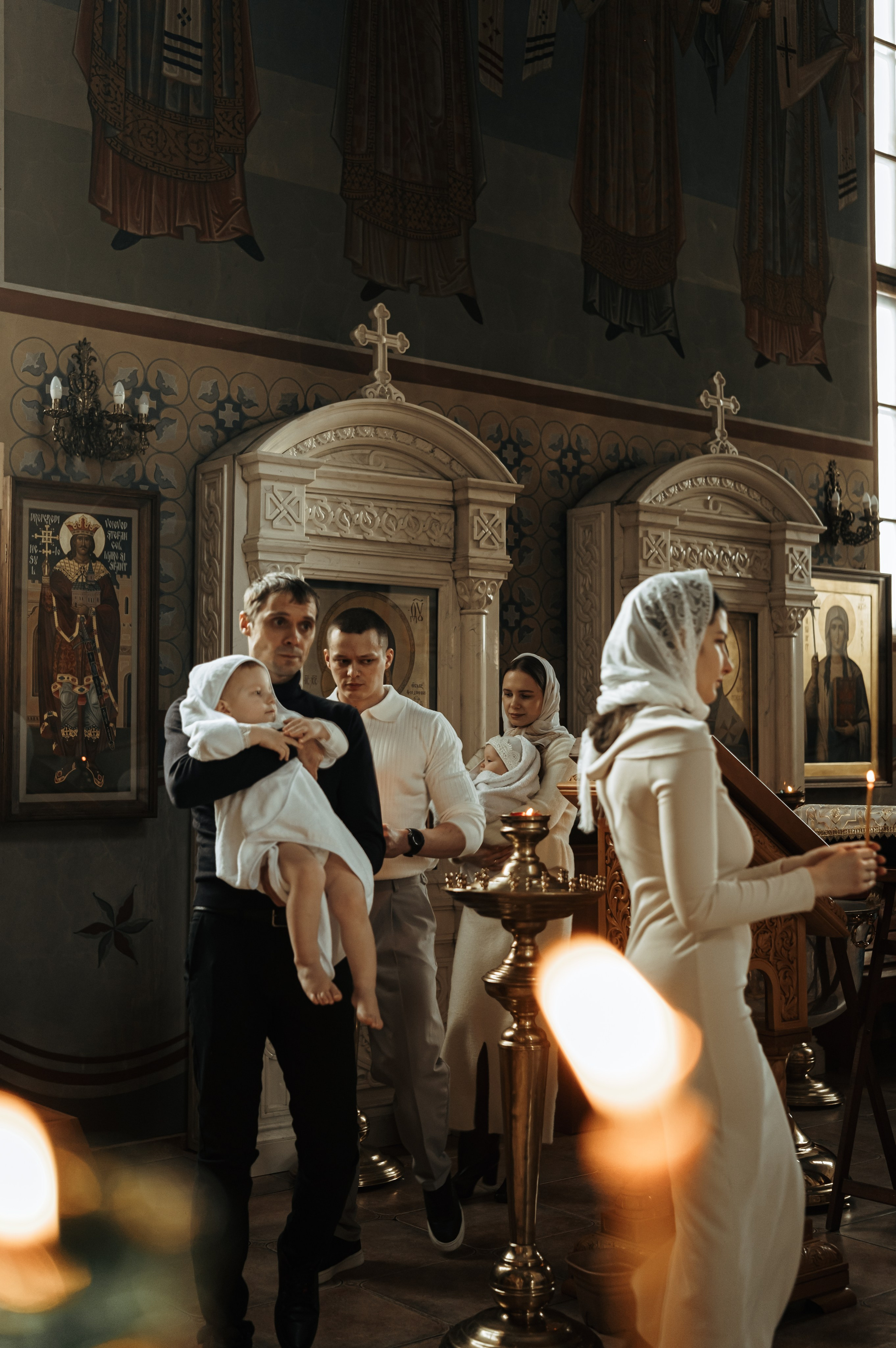 Таинство Крещения Льва и Нины. Фотограф в Москве Ольга Елоева