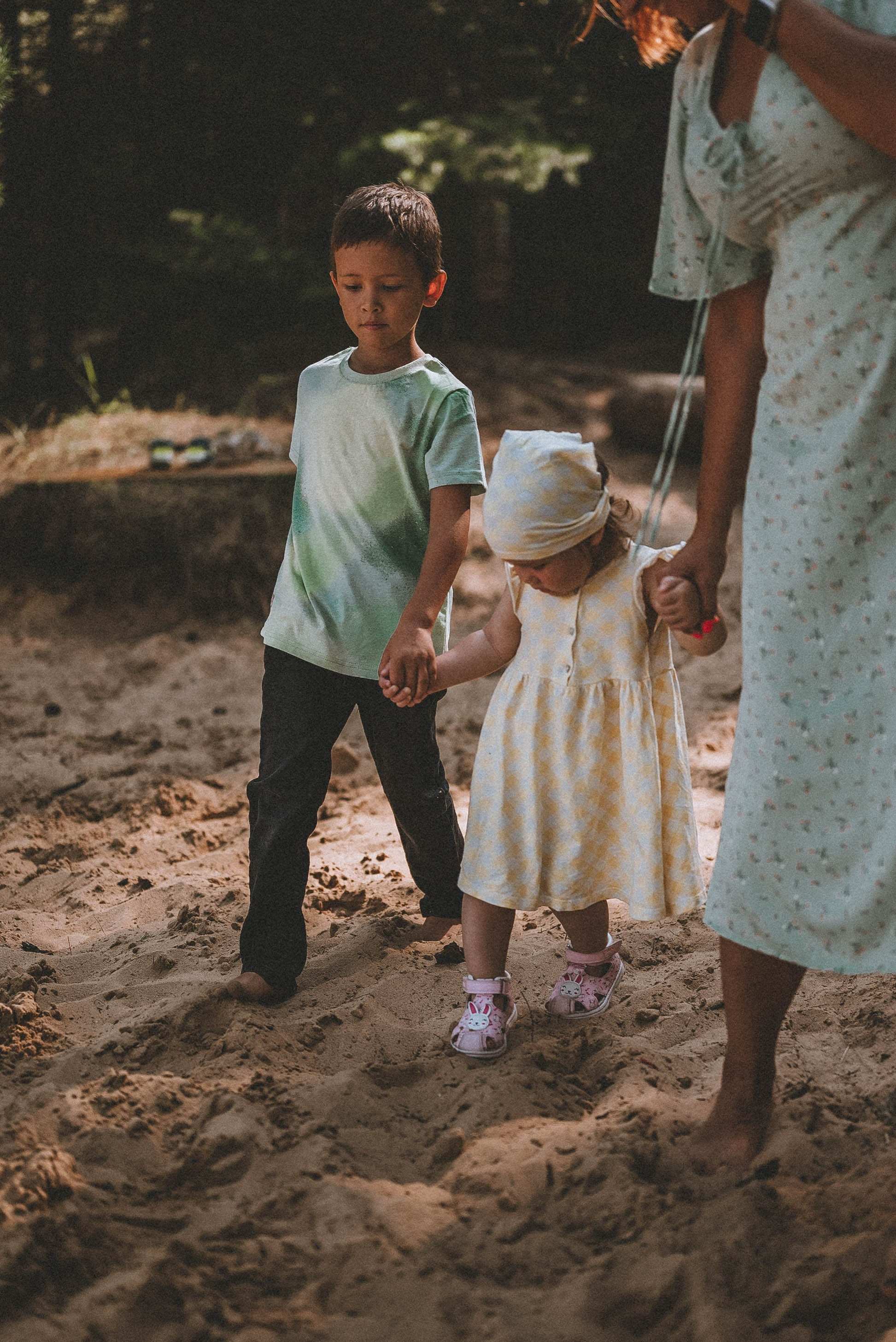 Сергей и Мария с Никитой и Миланой. Фотограф Кристина Пархоменко