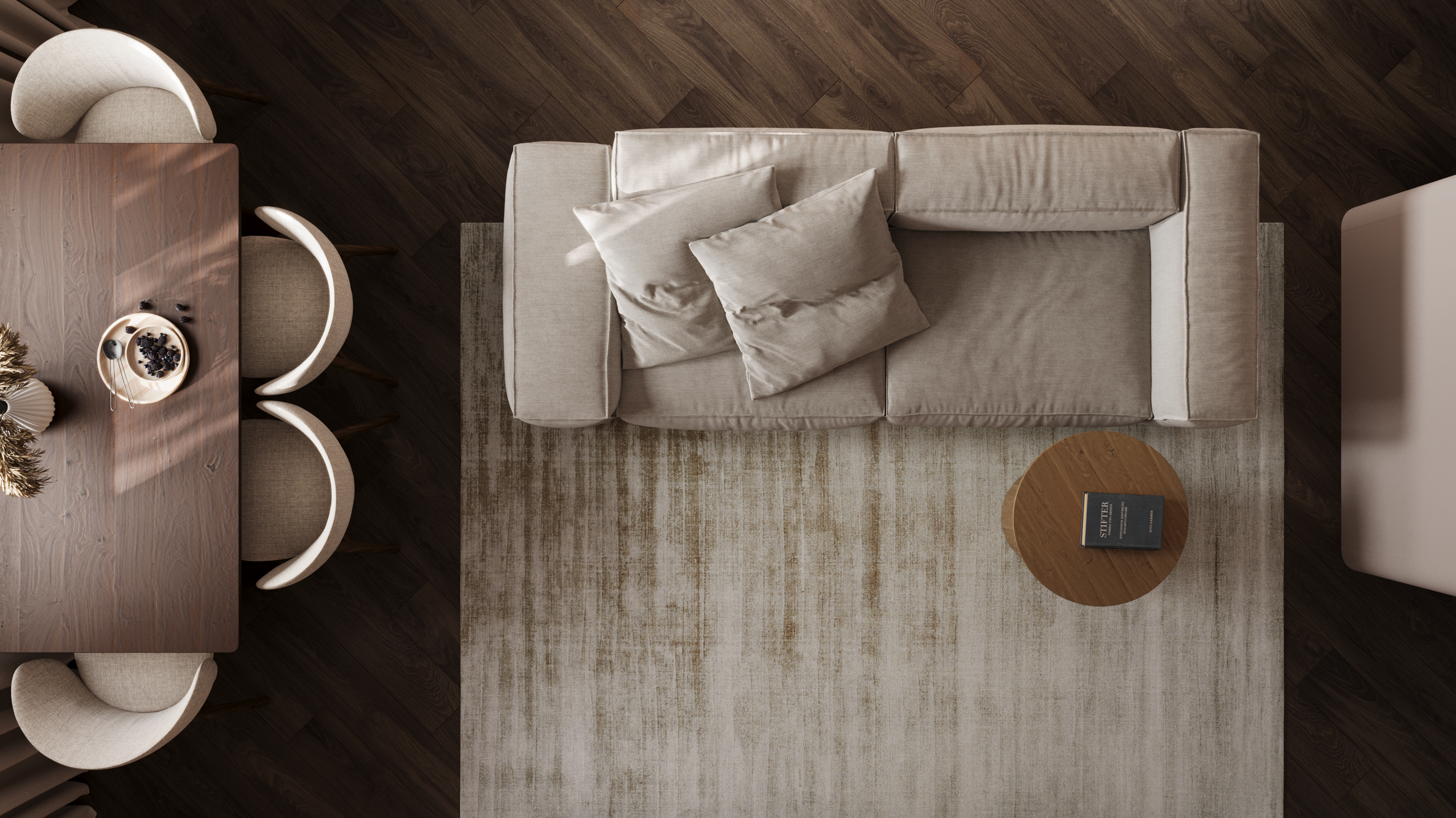 Интерьер в стиле джапанди в Полоцке