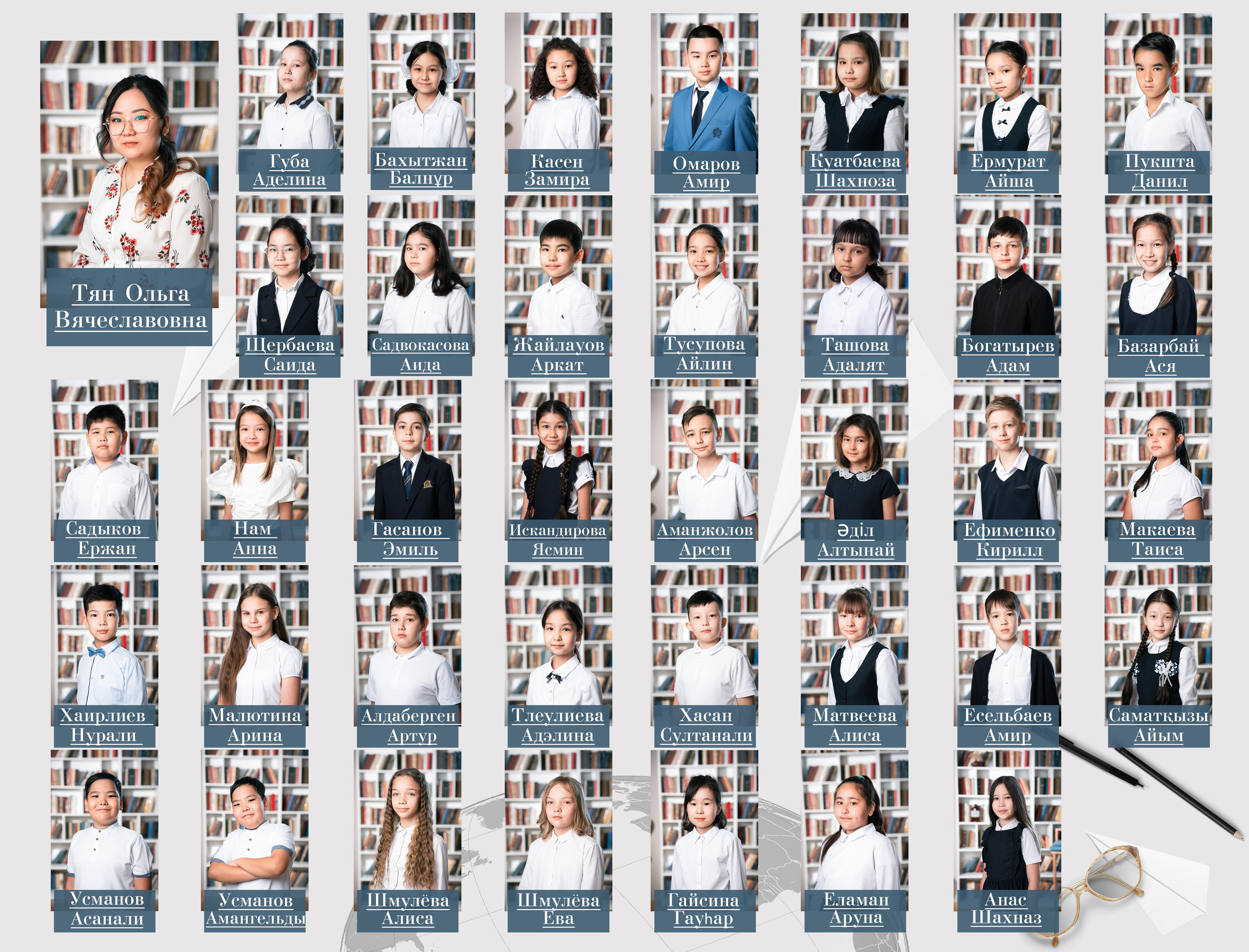 Школьные виньетки. Профессиональный, коммерческий, индивидуальный фотограф Талгат Бади