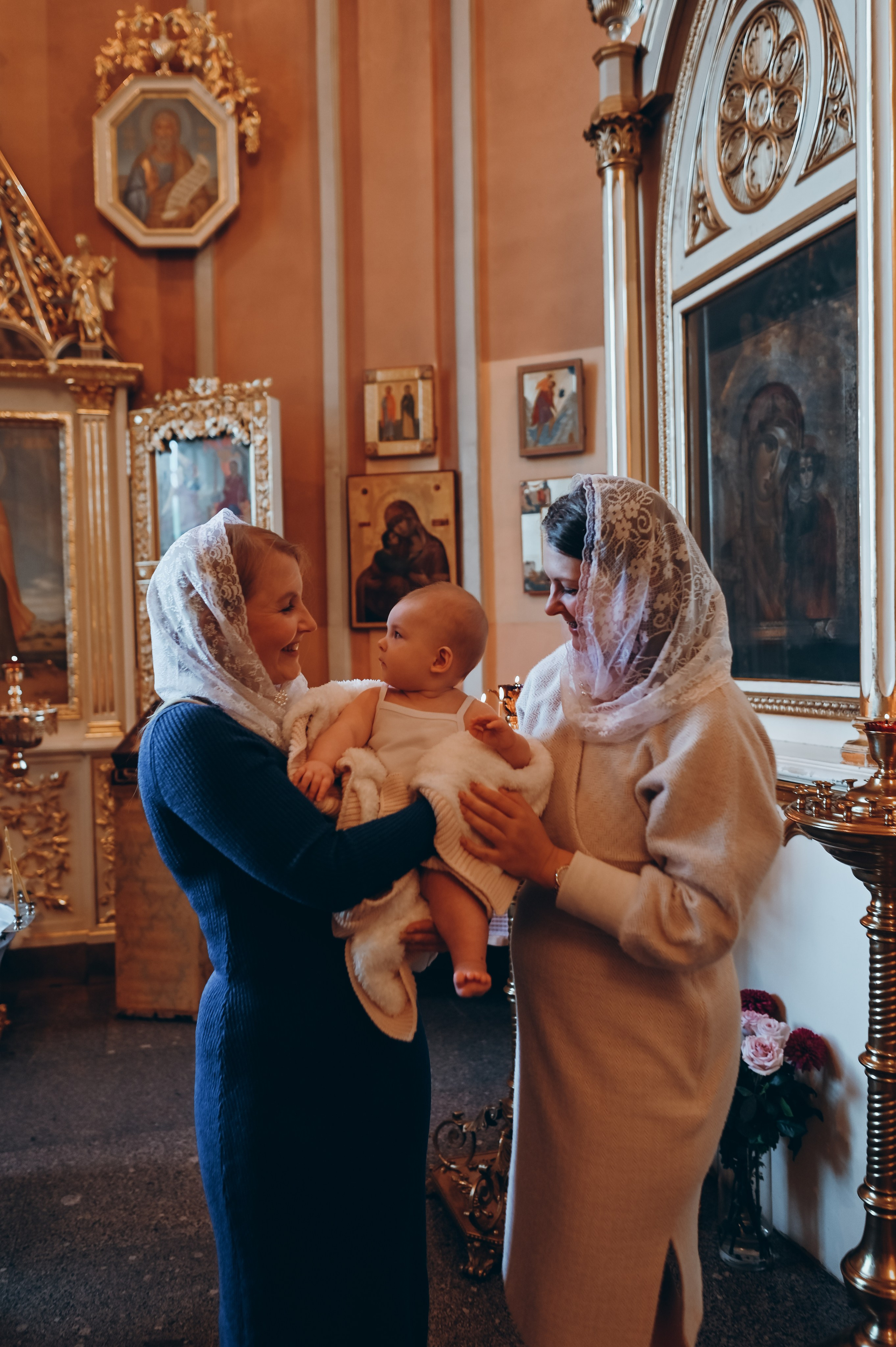 Крещение Любочки. Семейный и свадебный фотограф в Санкт-Петербурге Яна