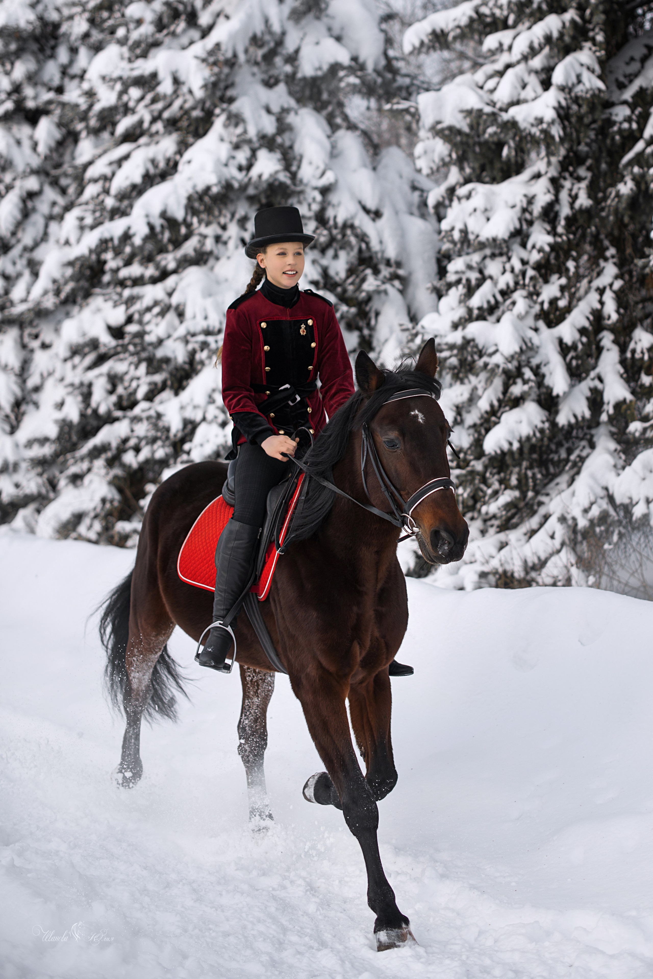Настя и Гайдук. Конный фотограф в Саратове Юлия Иванова