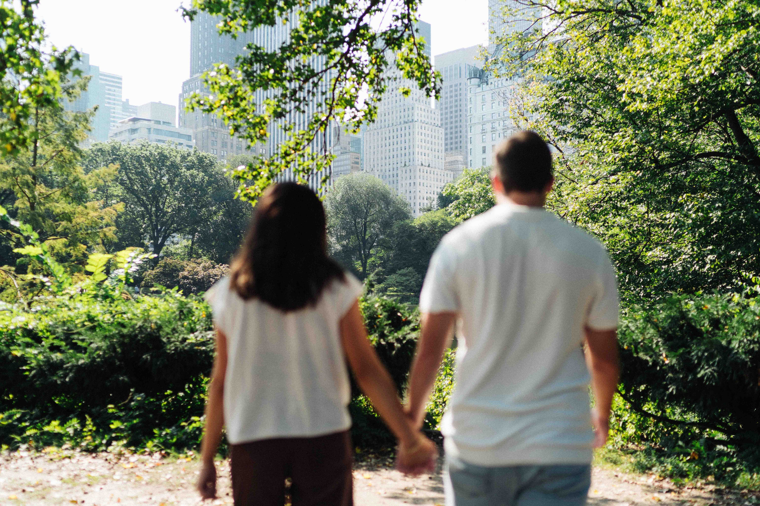 Engagement central park. New York photographer RINAT SHAHMETOV in New York city