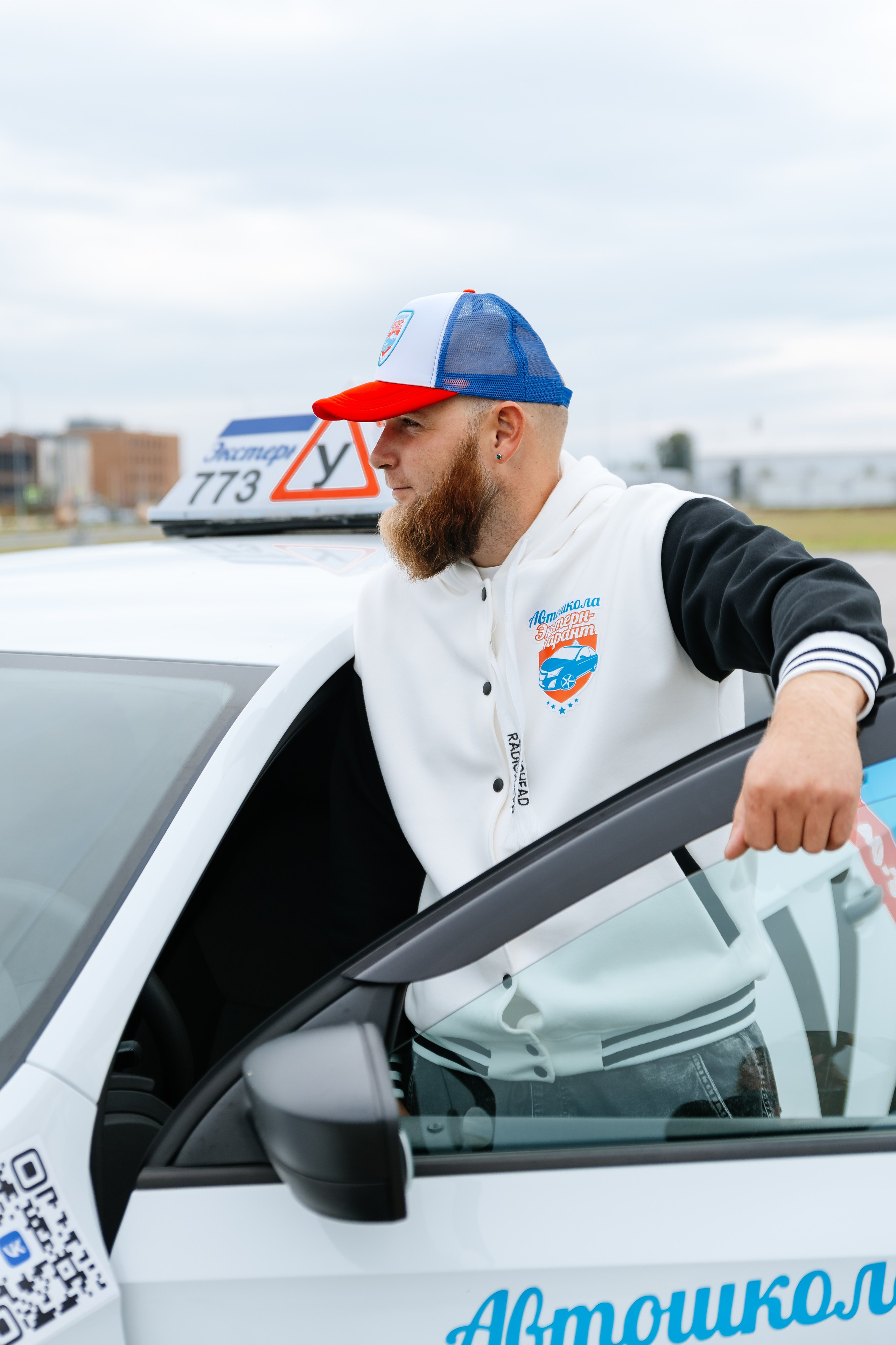 Extern-Garant Driving School. Content shooting. KRIS KRUPINNIKOVA