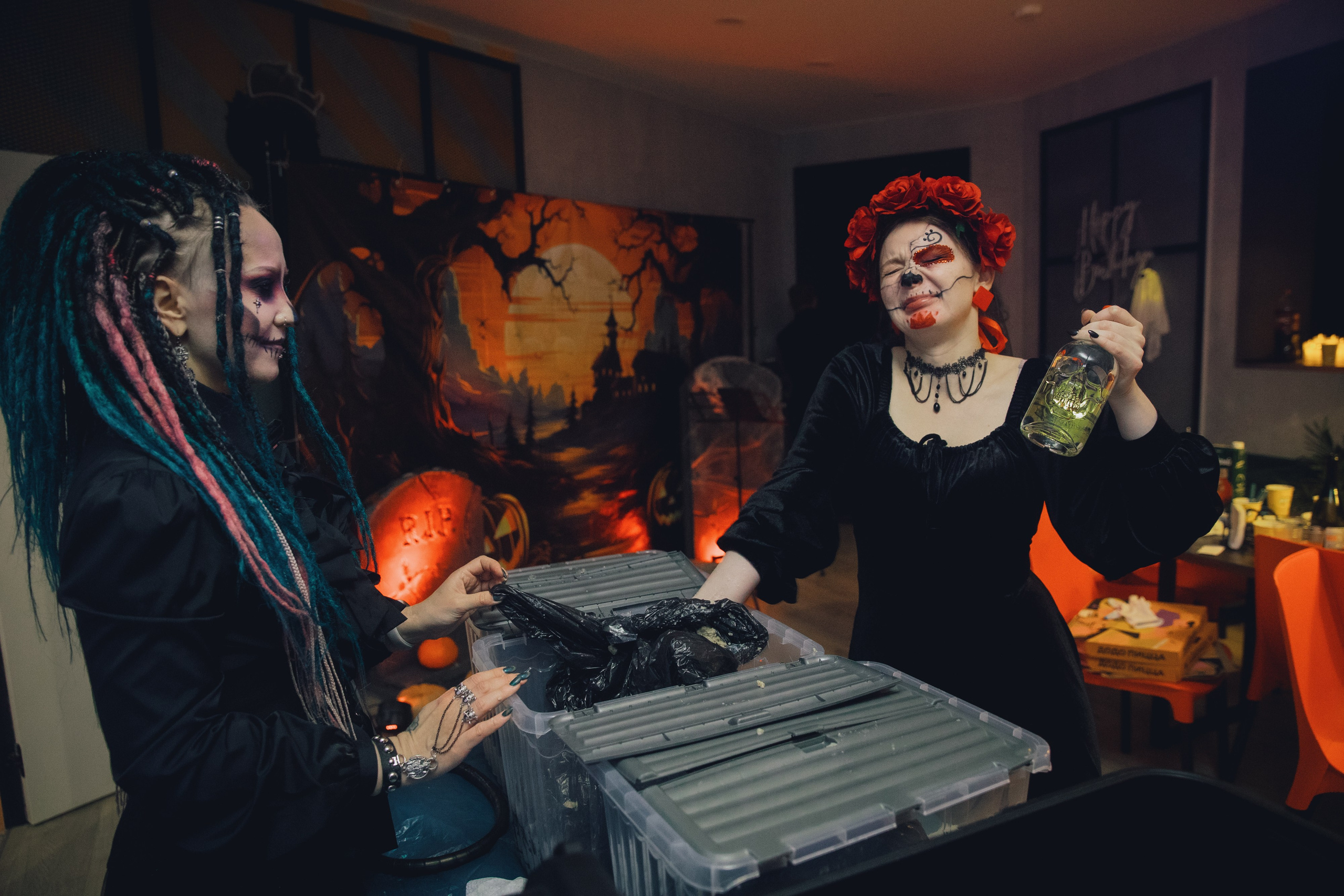 Хеллоуин. Портретный фотограф Денис Милютин