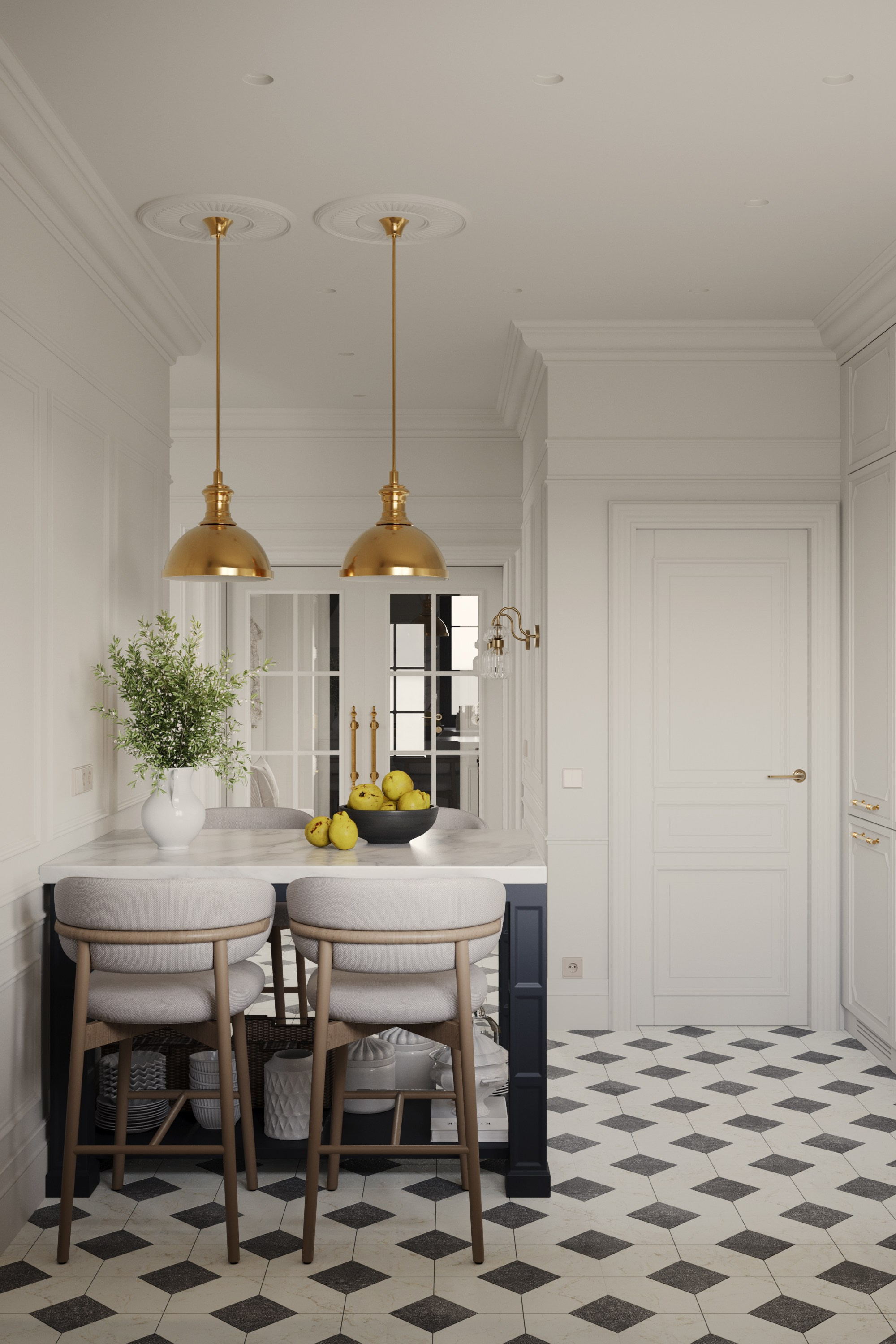 Дом 320 м² для большой семьи в Парижском стиле🤍