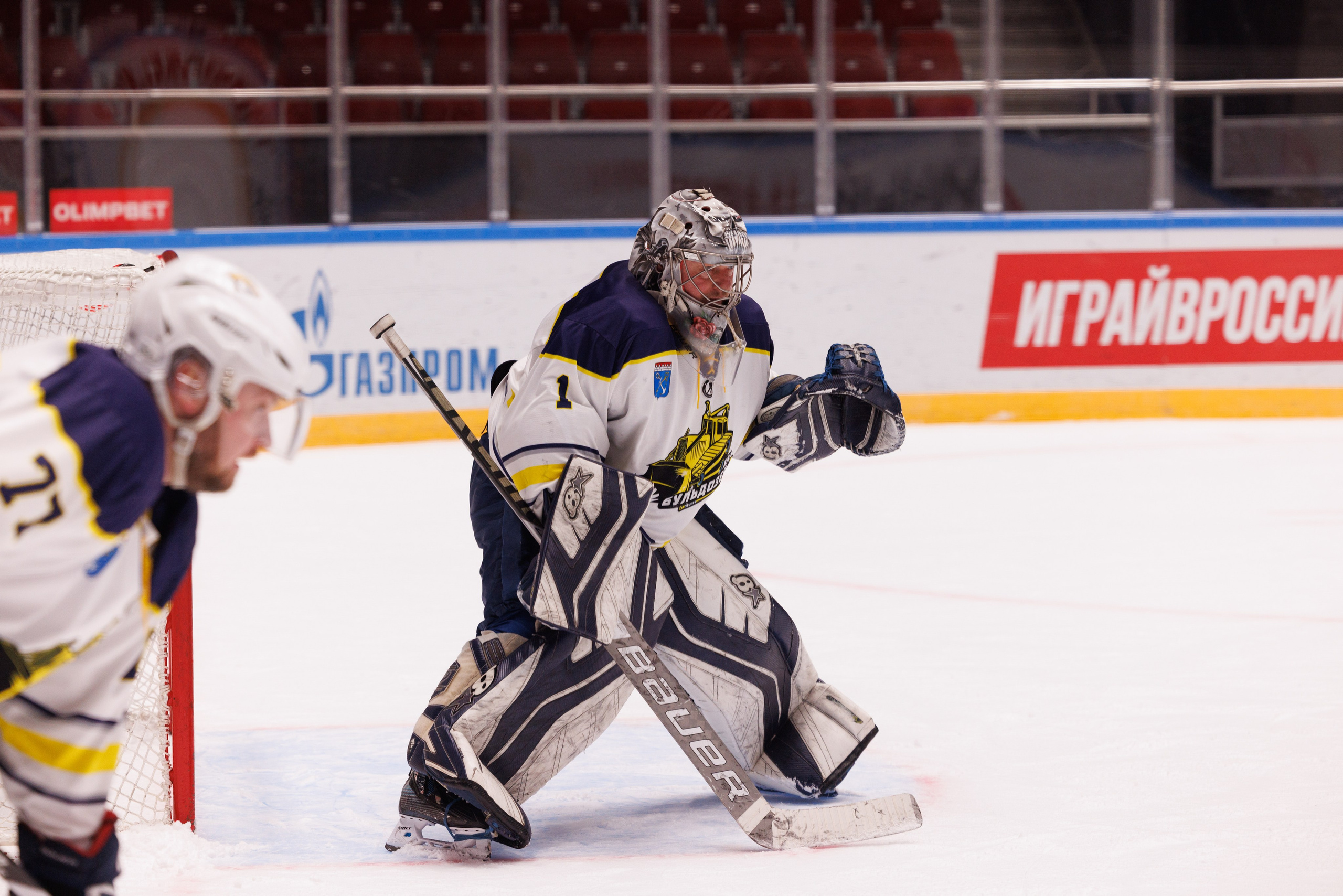 НХЛ (40+) Ижорец — Бульдозер 4-6. Фотограф Александр Заломаев