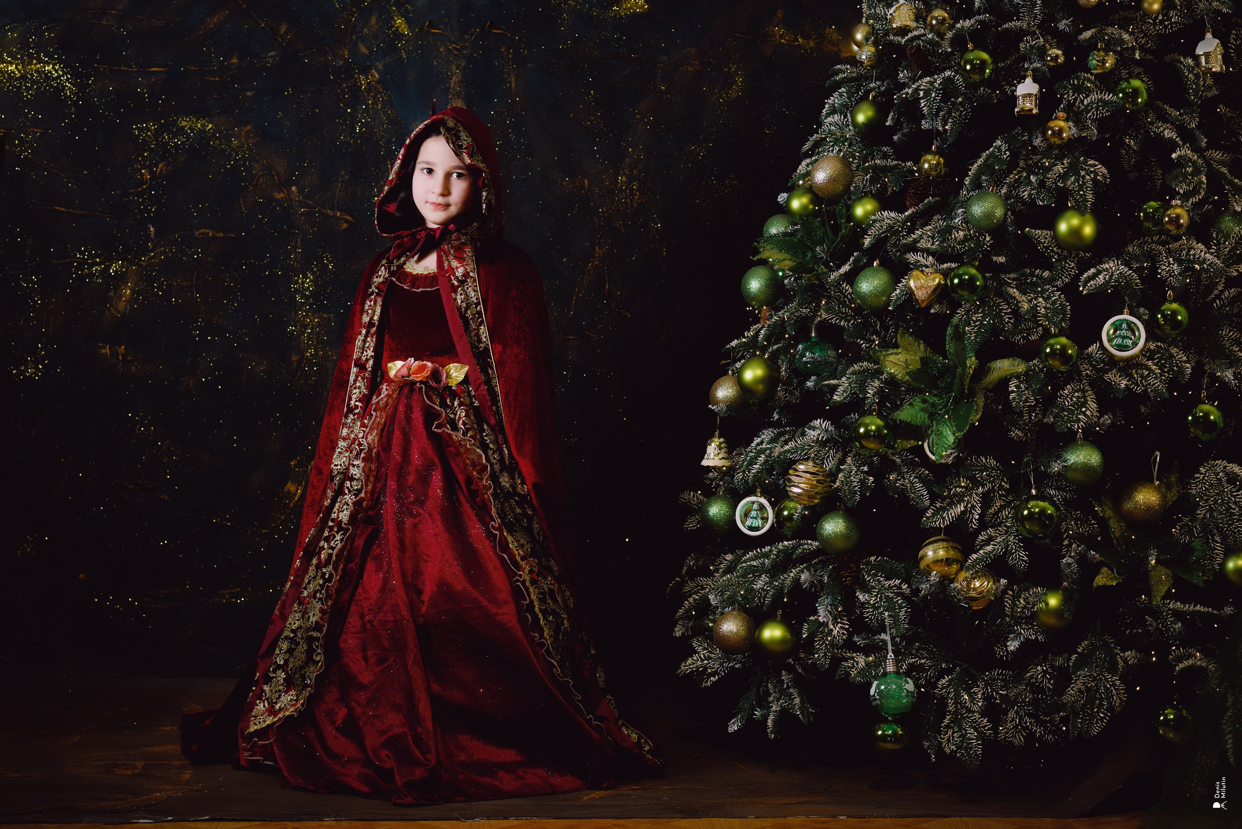 Новогодние открытки. Портретный фотограф Денис Милютин
