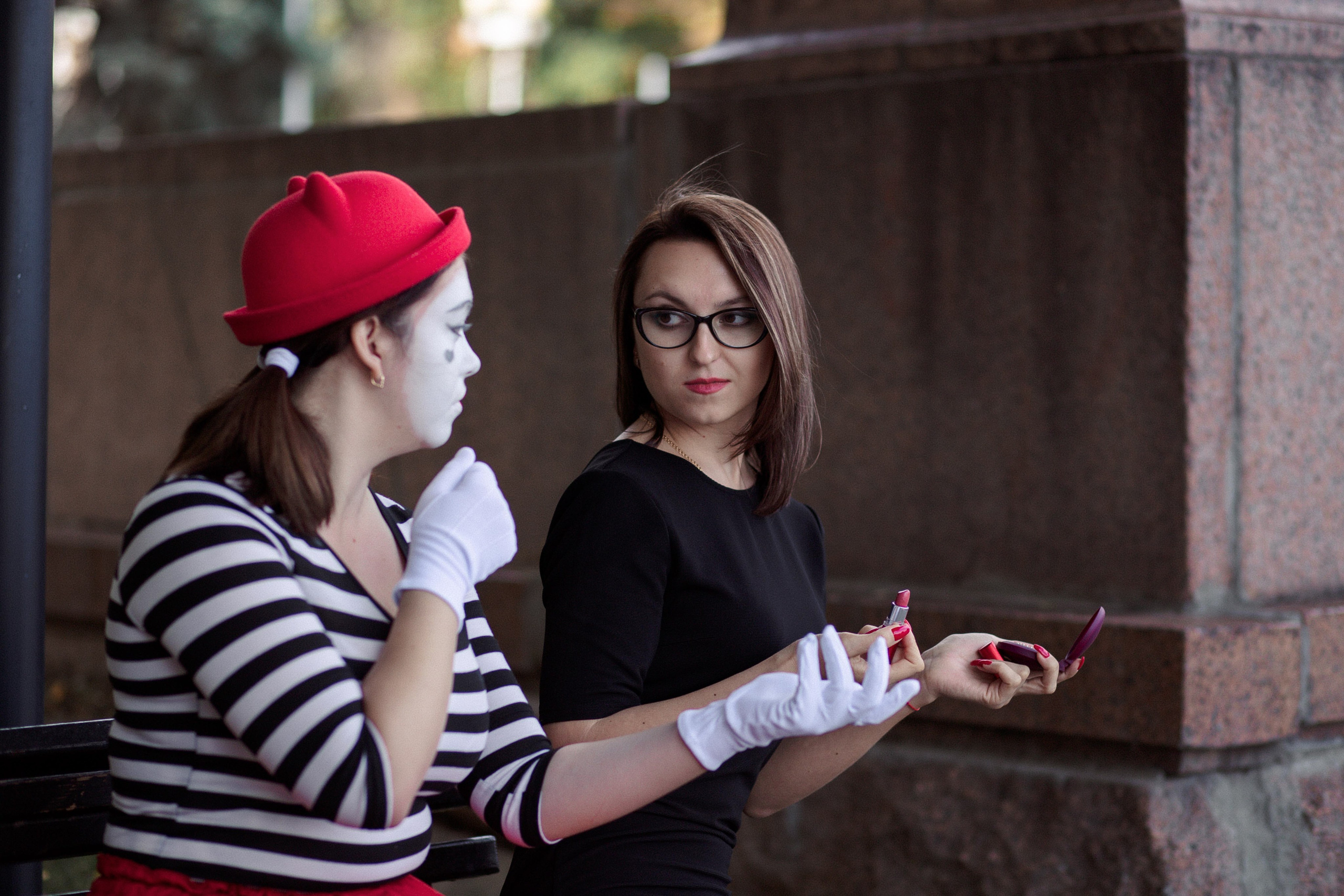 Мимы. Фотограф Крохин Олег