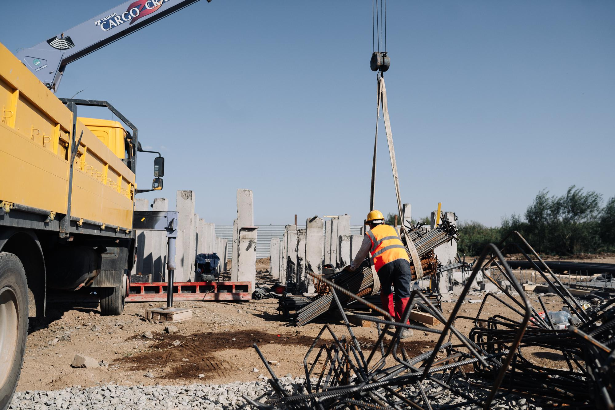 Фотоотчет: строительство жилого комплекса «Шахристан»