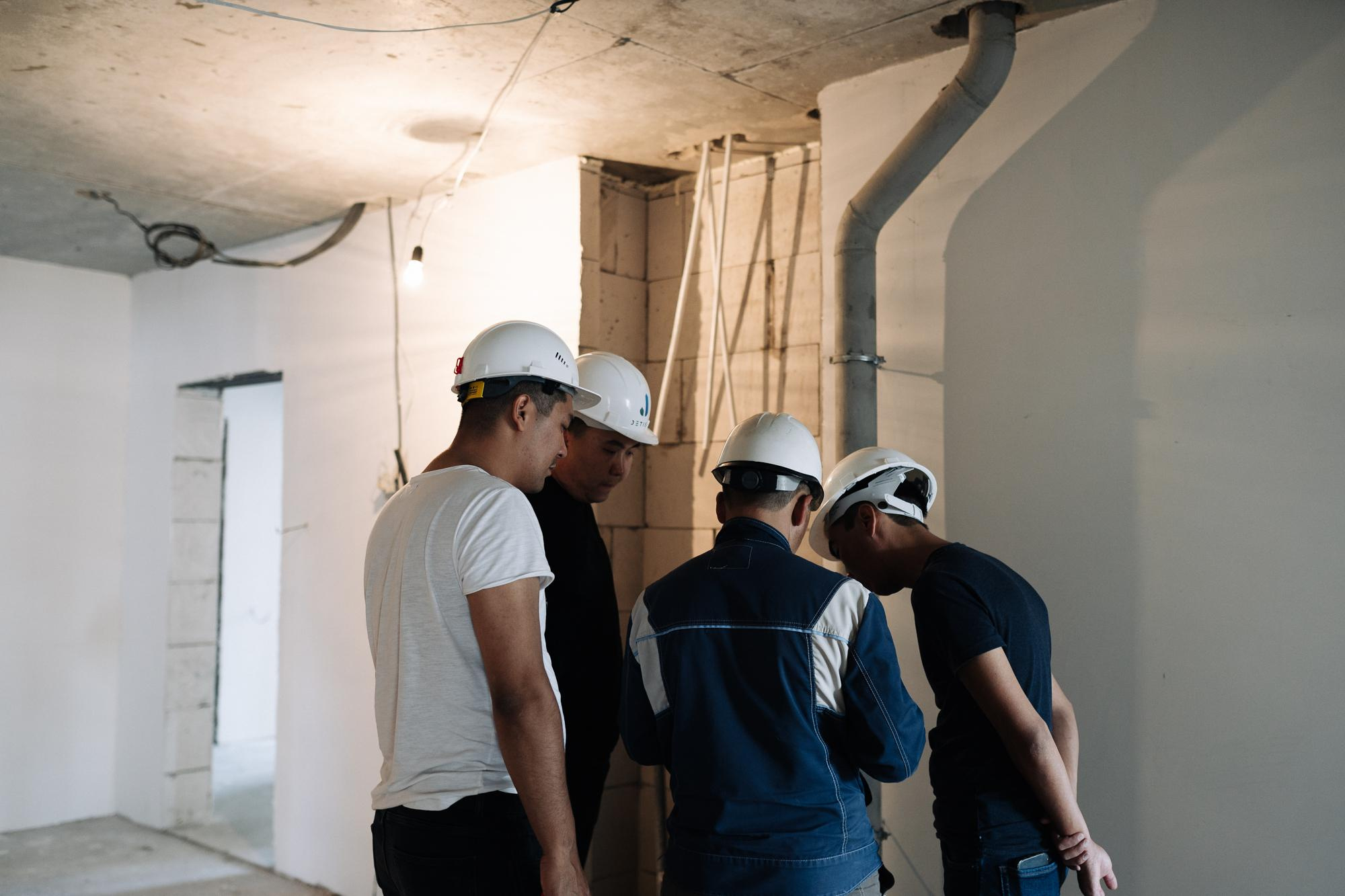 Фотоотчет: строительство жилого комплекса «Шахристан»