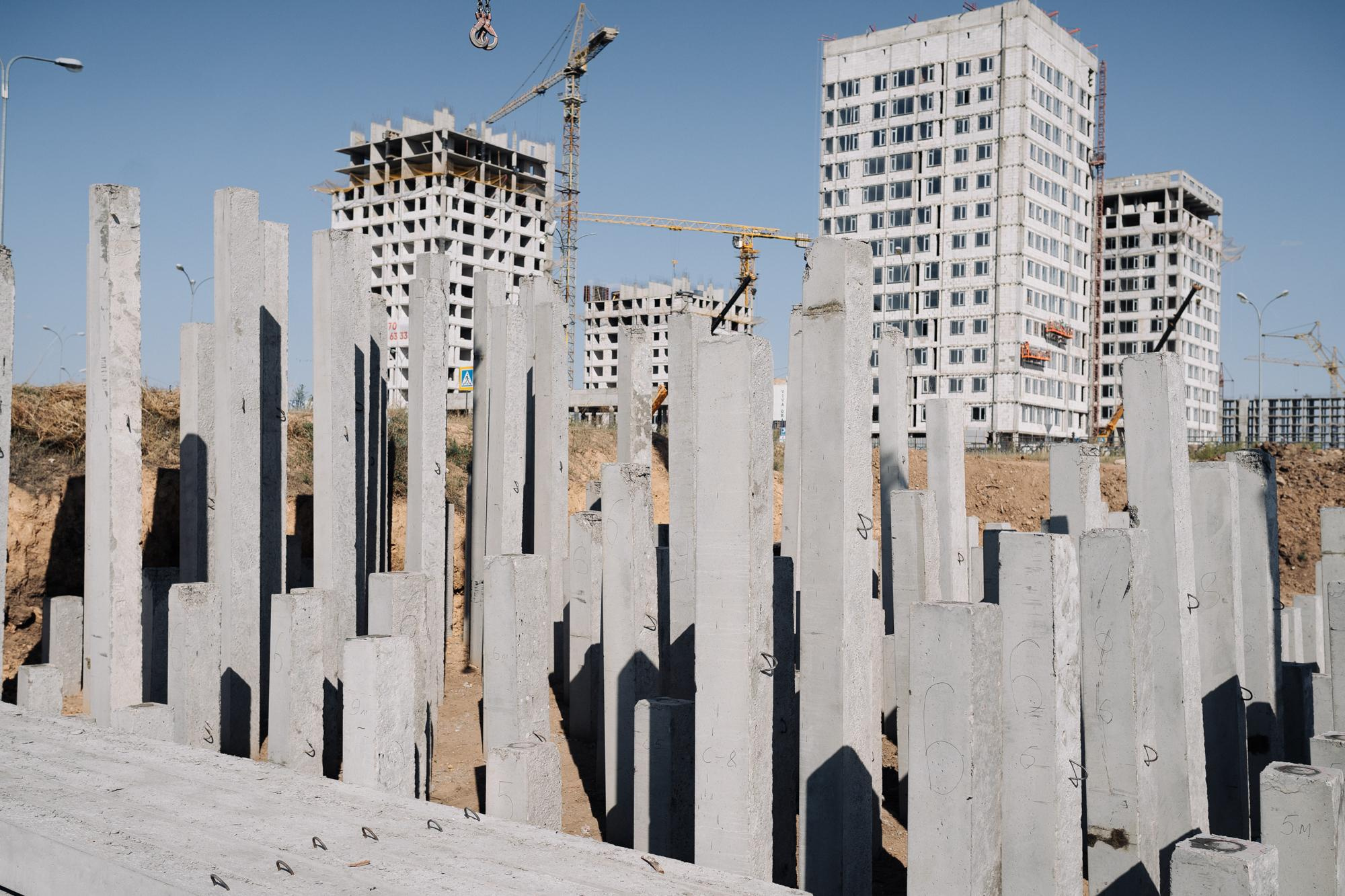 Фотоотчет: строительство жилого комплекса «Шахристан»