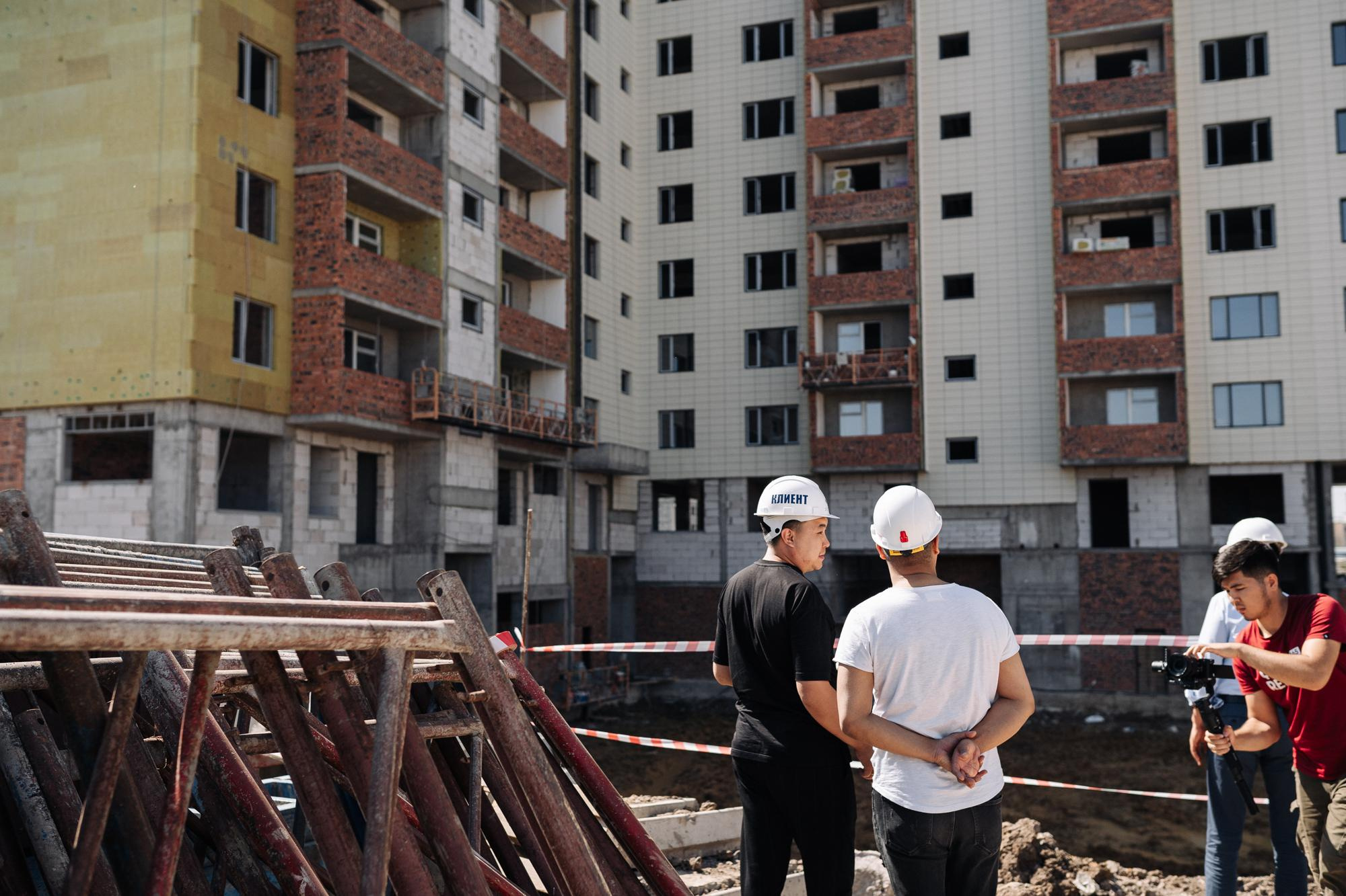 Фотоотчет: строительство жилого комплекса «Шахристан»