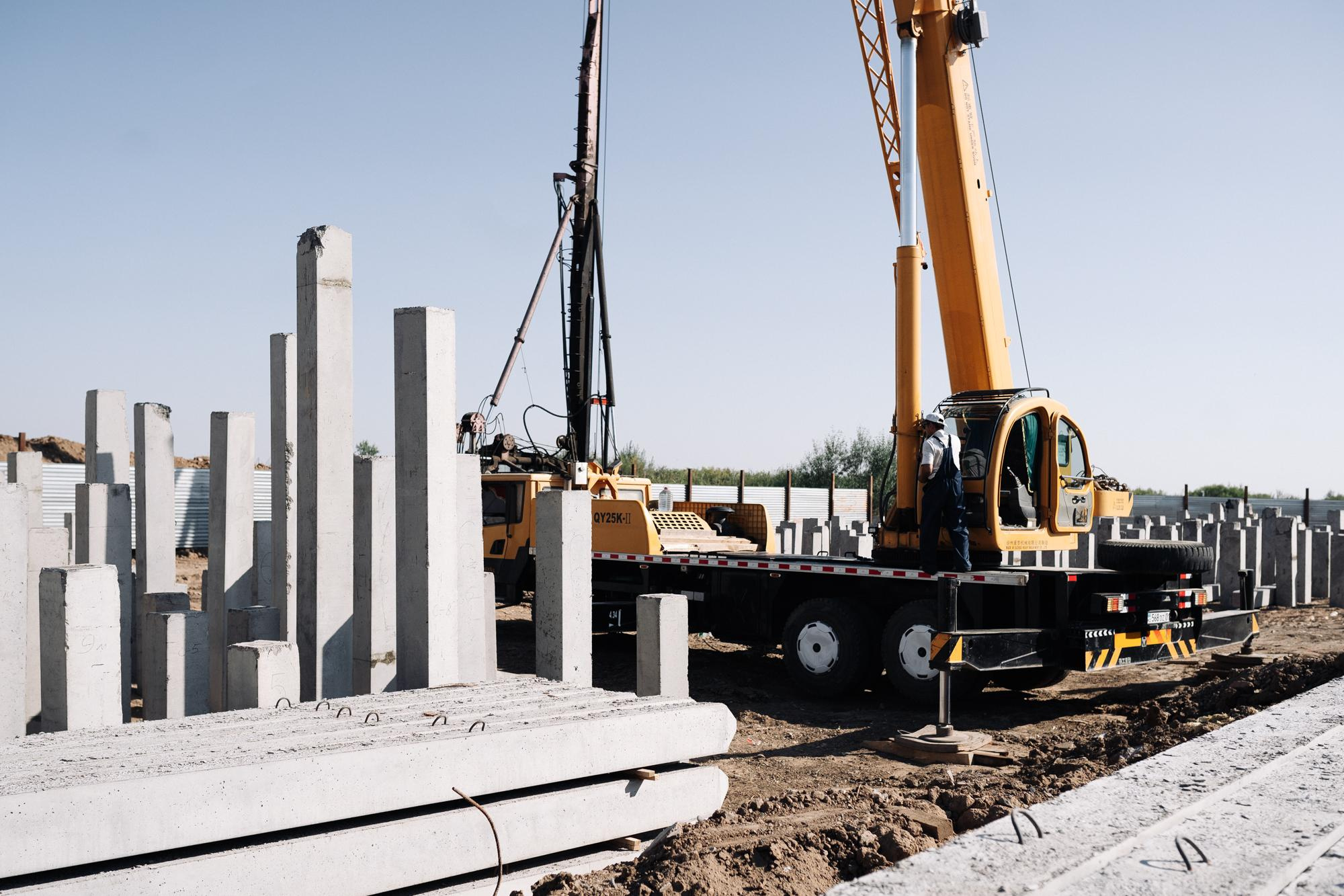 Фотоотчет: строительство жилого комплекса «Шахристан»