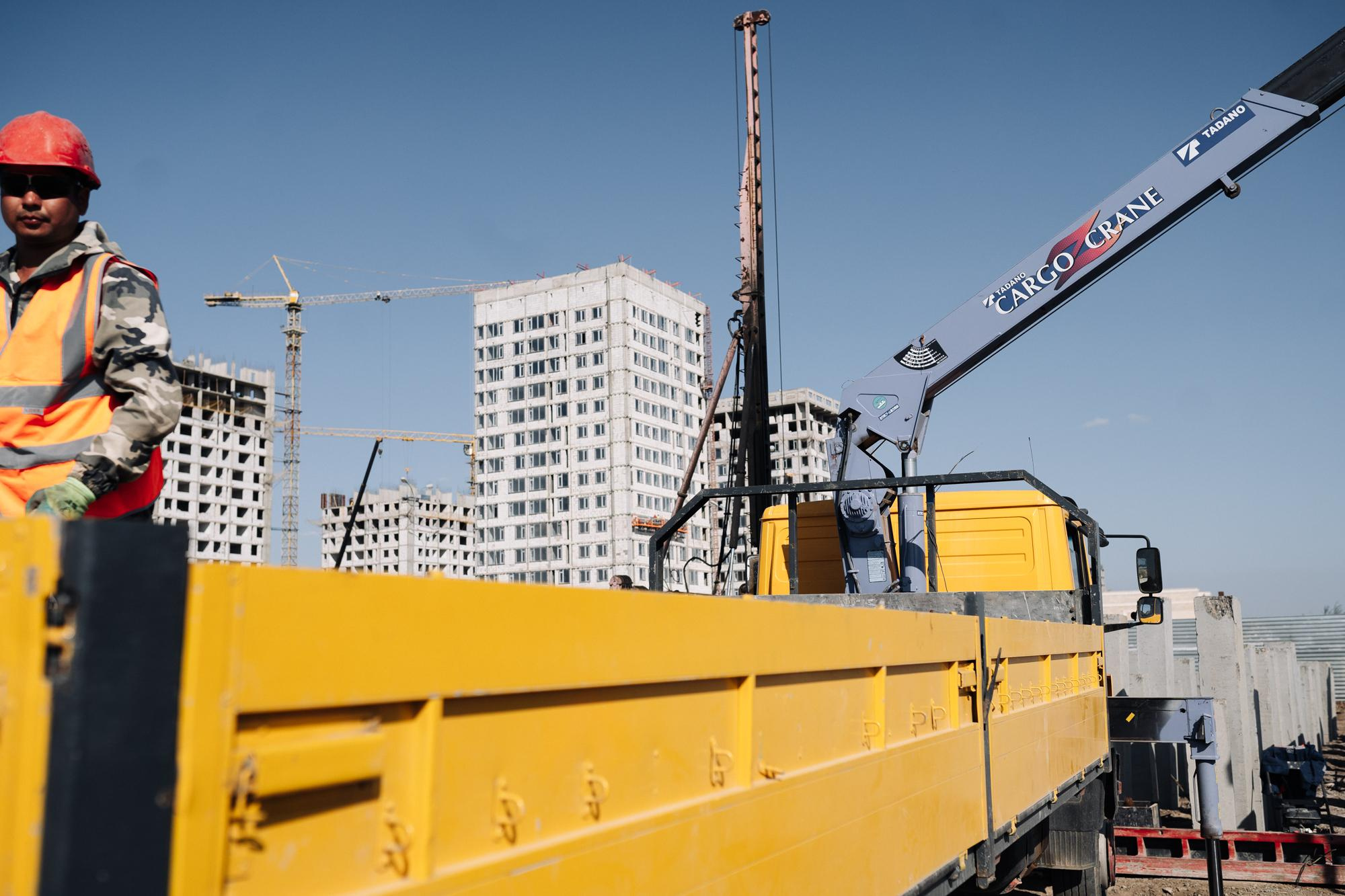 Фотоотчет: строительство жилого комплекса «Шахристан»