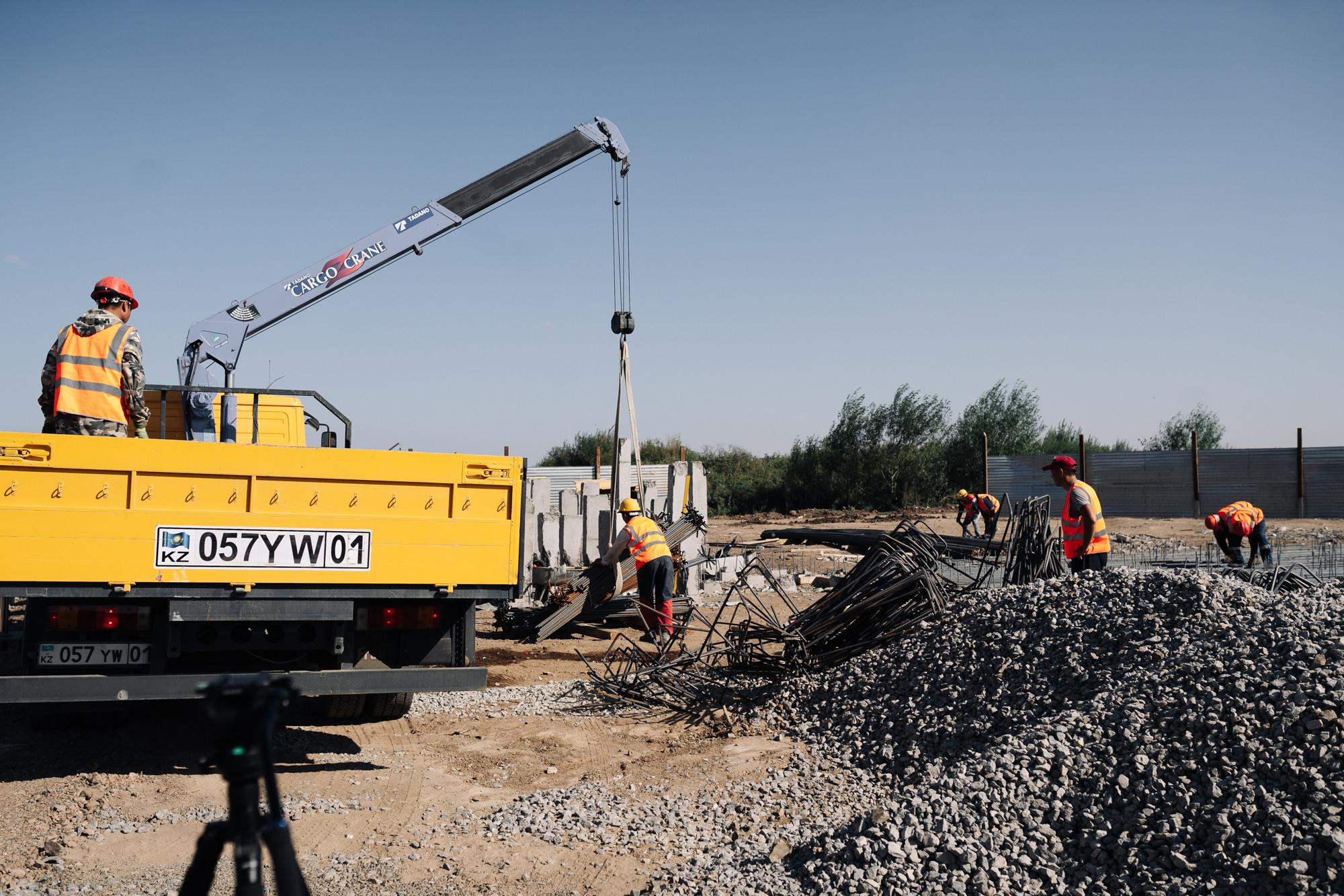 Фотоотчет: строительство жилого комплекса «Шахристан»