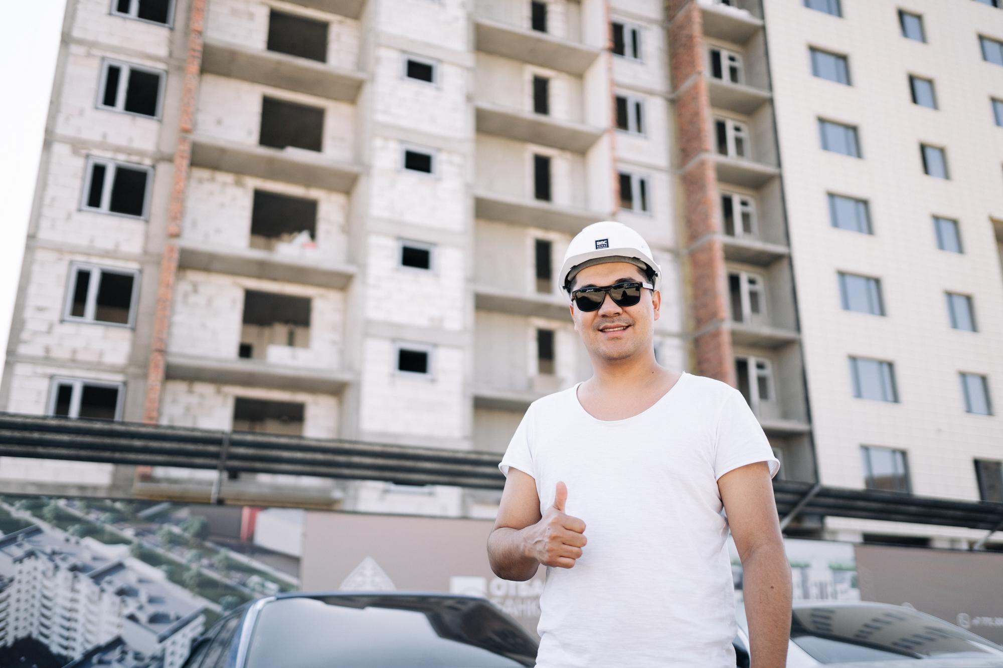 Фотоотчет: строительство жилого комплекса «Шахристан»