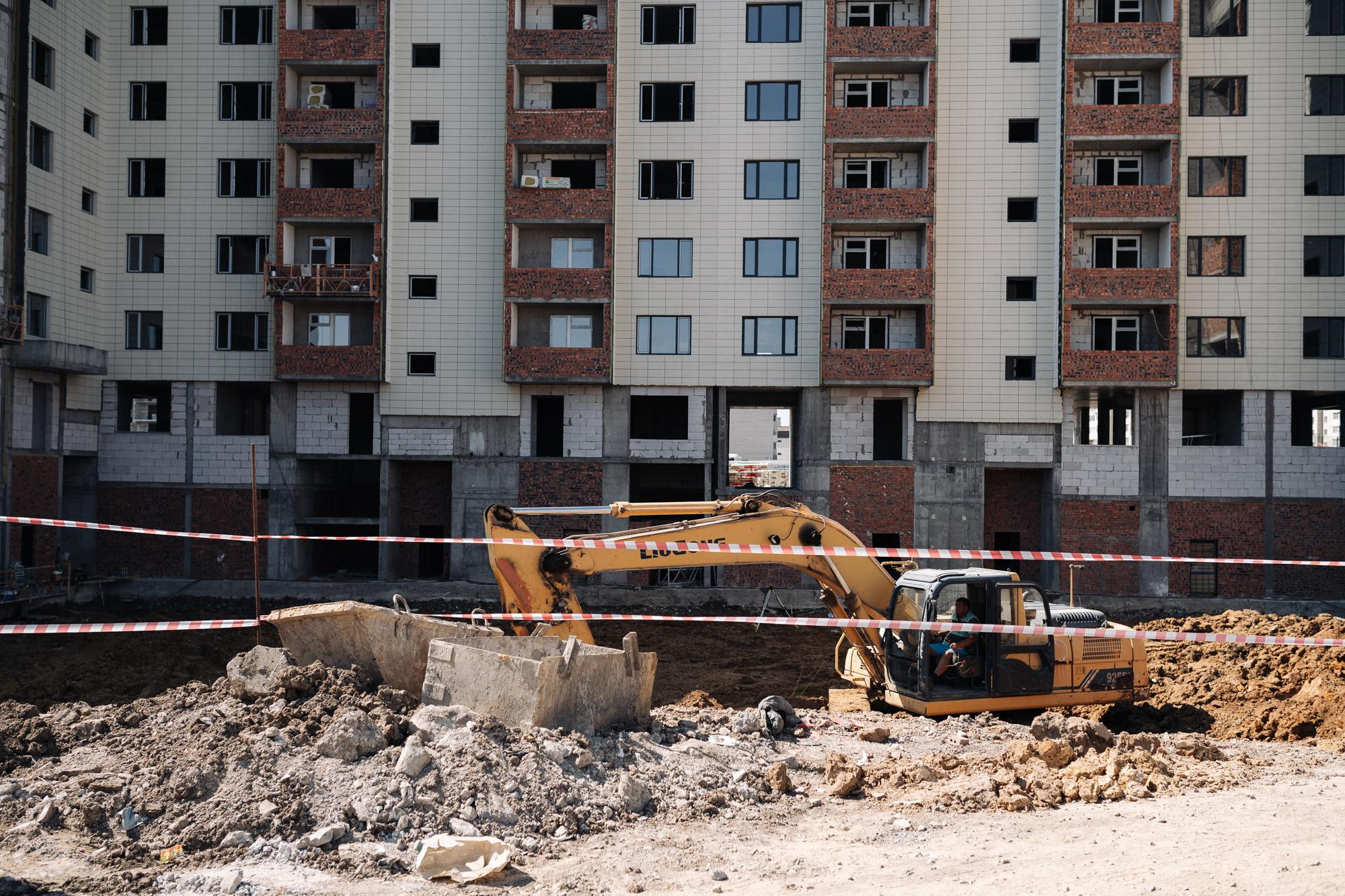 Фотоотчет: строительство жилого комплекса «Шахристан»