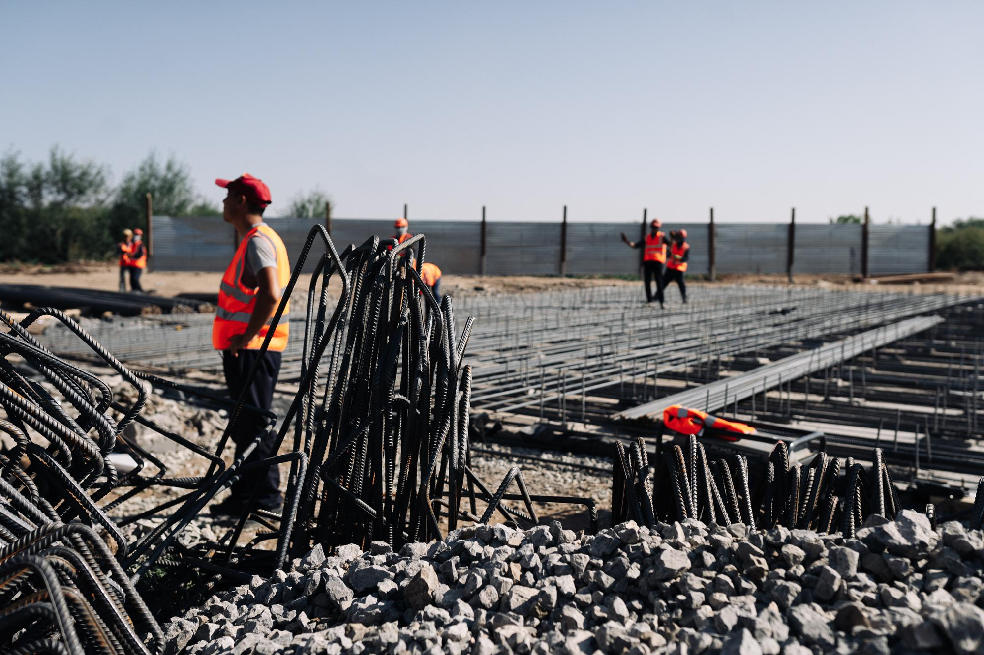 Фотоотчет: строительство жилого комплекса «Шахристан»