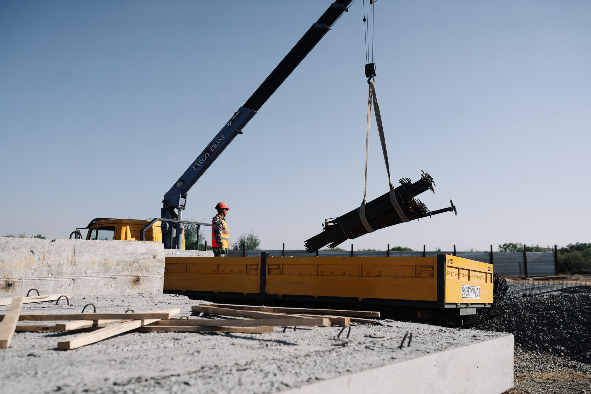 Фотоотчет: строительство жилого комплекса «Шахристан»