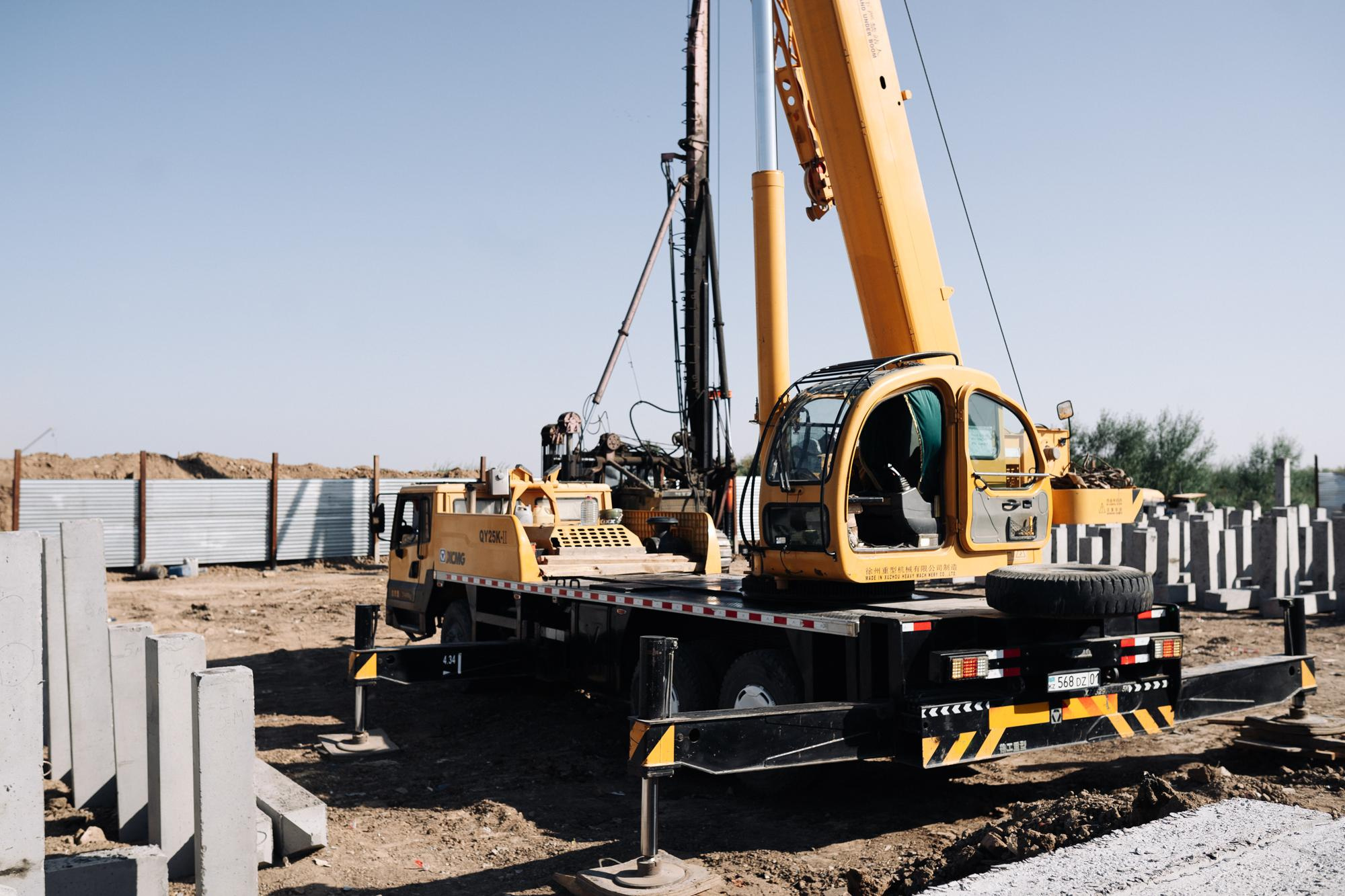 Фотоотчет: строительство жилого комплекса «Шахристан»