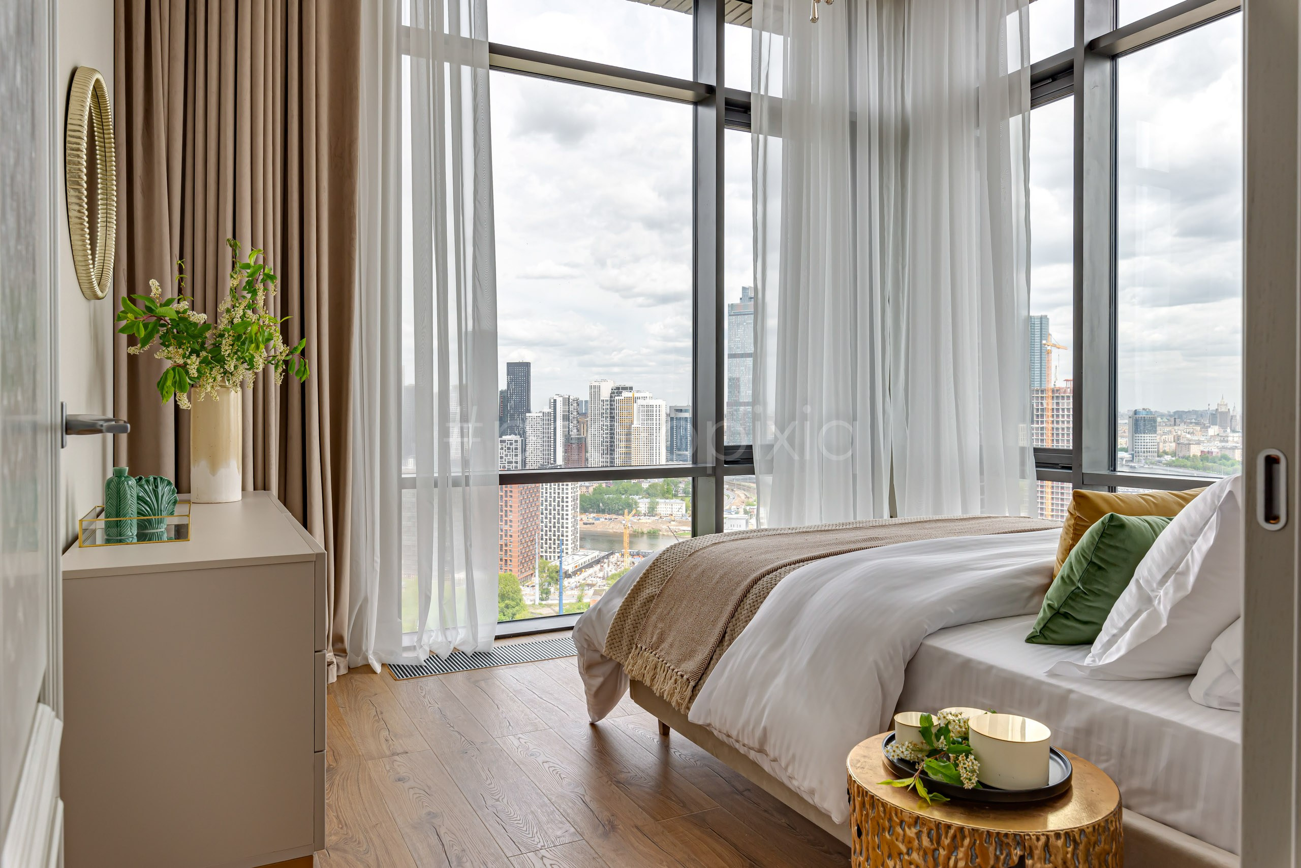 Интерьерная съёмка квартиры в Фили Сити. Интерьерная съёмка и виртуальные туры — Интерьерный фотограф Кузнецов Сергей (photopixiq)