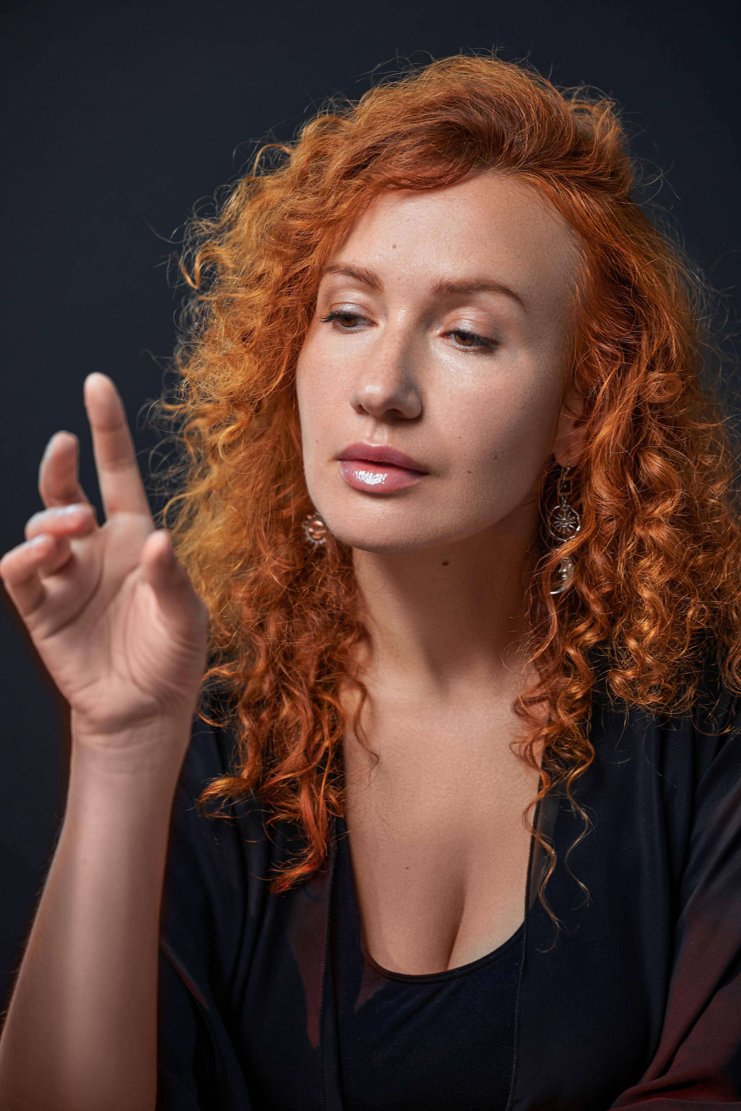 Фотосессия женщины в страстном образе