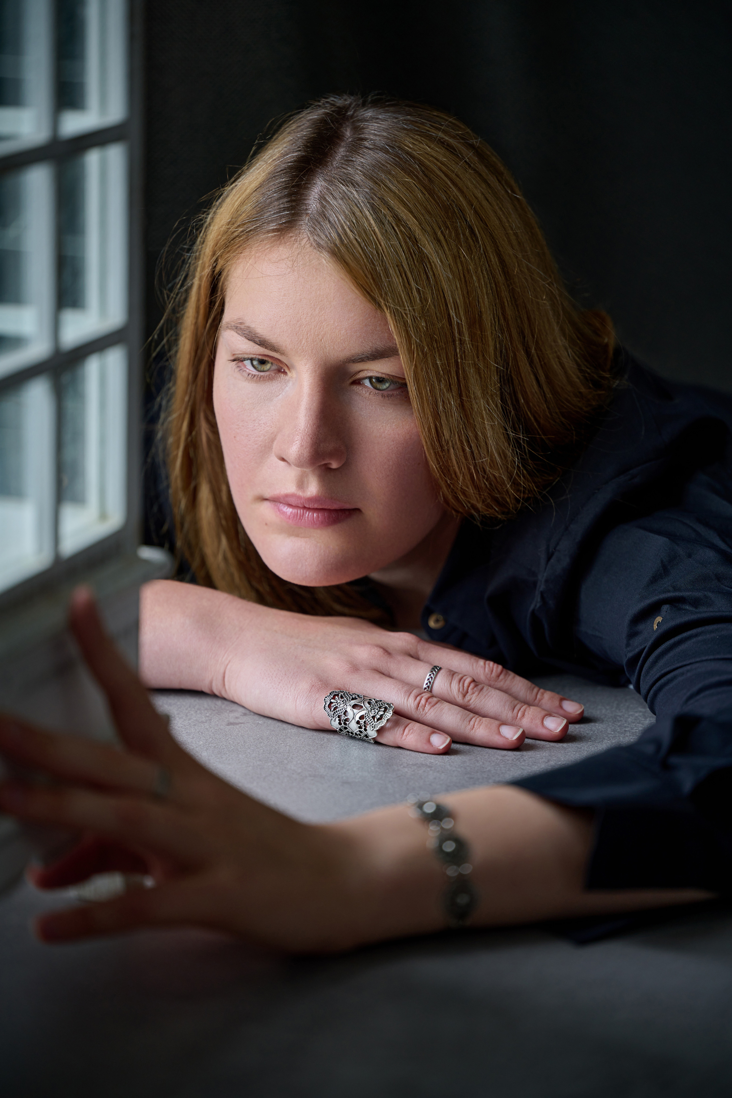 Студийная фотосессия девушки