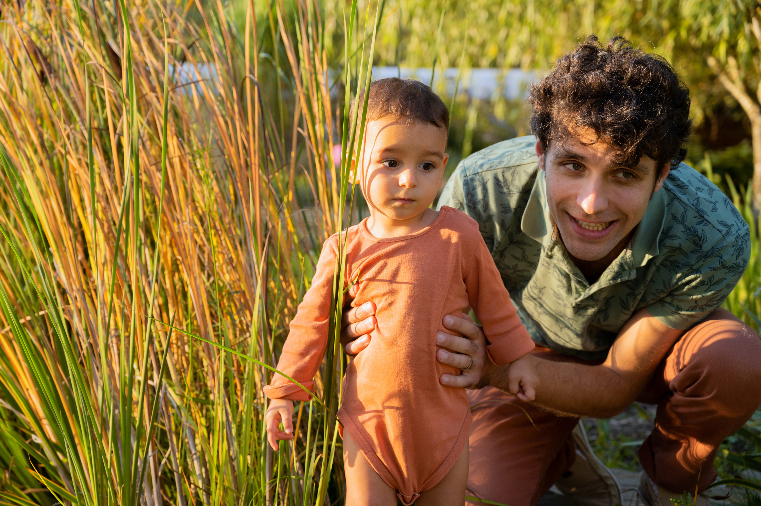 Семейная съёмка на природе с собакой
