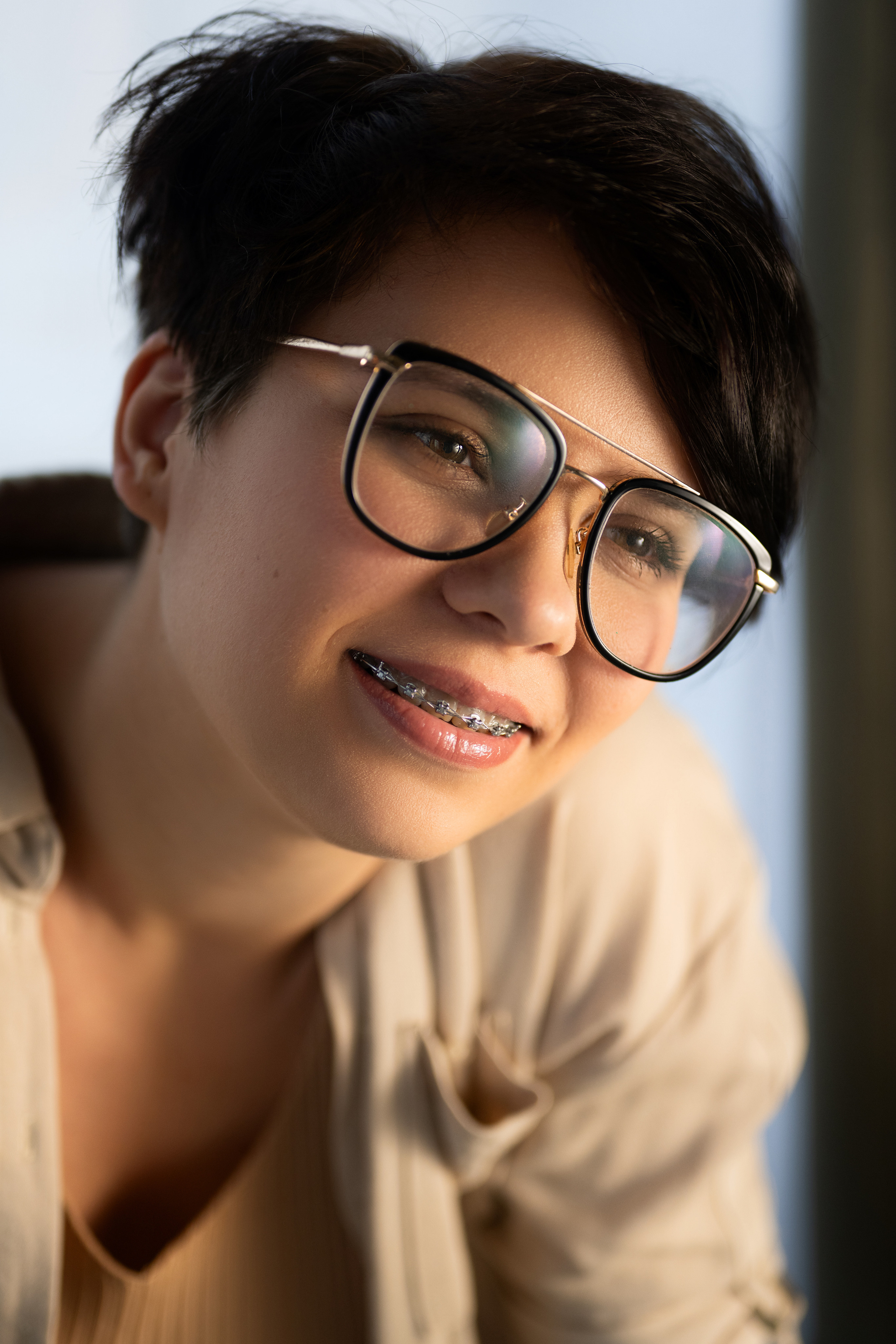 Семейная съёмка мамы с сыном