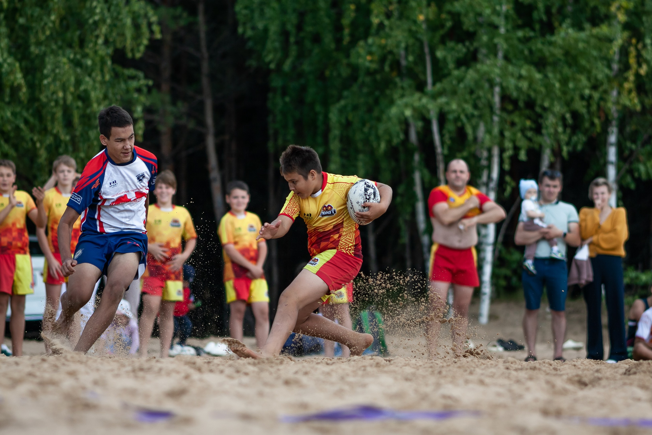 «Кубок «Молота» по пляжному Регби. Фотография