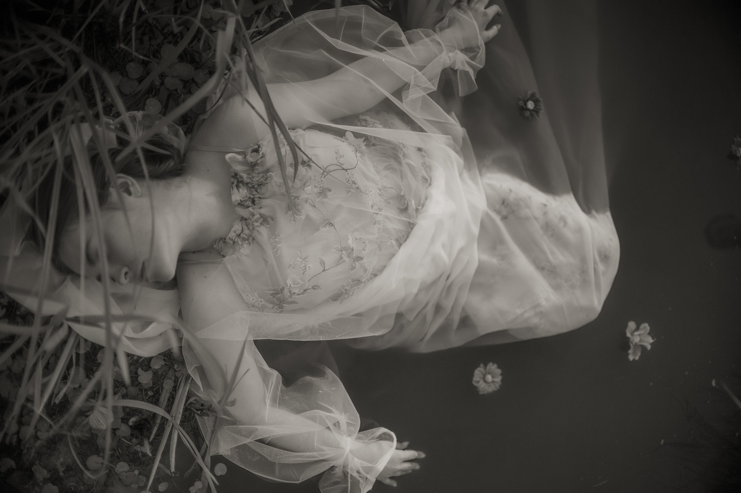 Фотография, вдохновленная картиной Милле Офелия