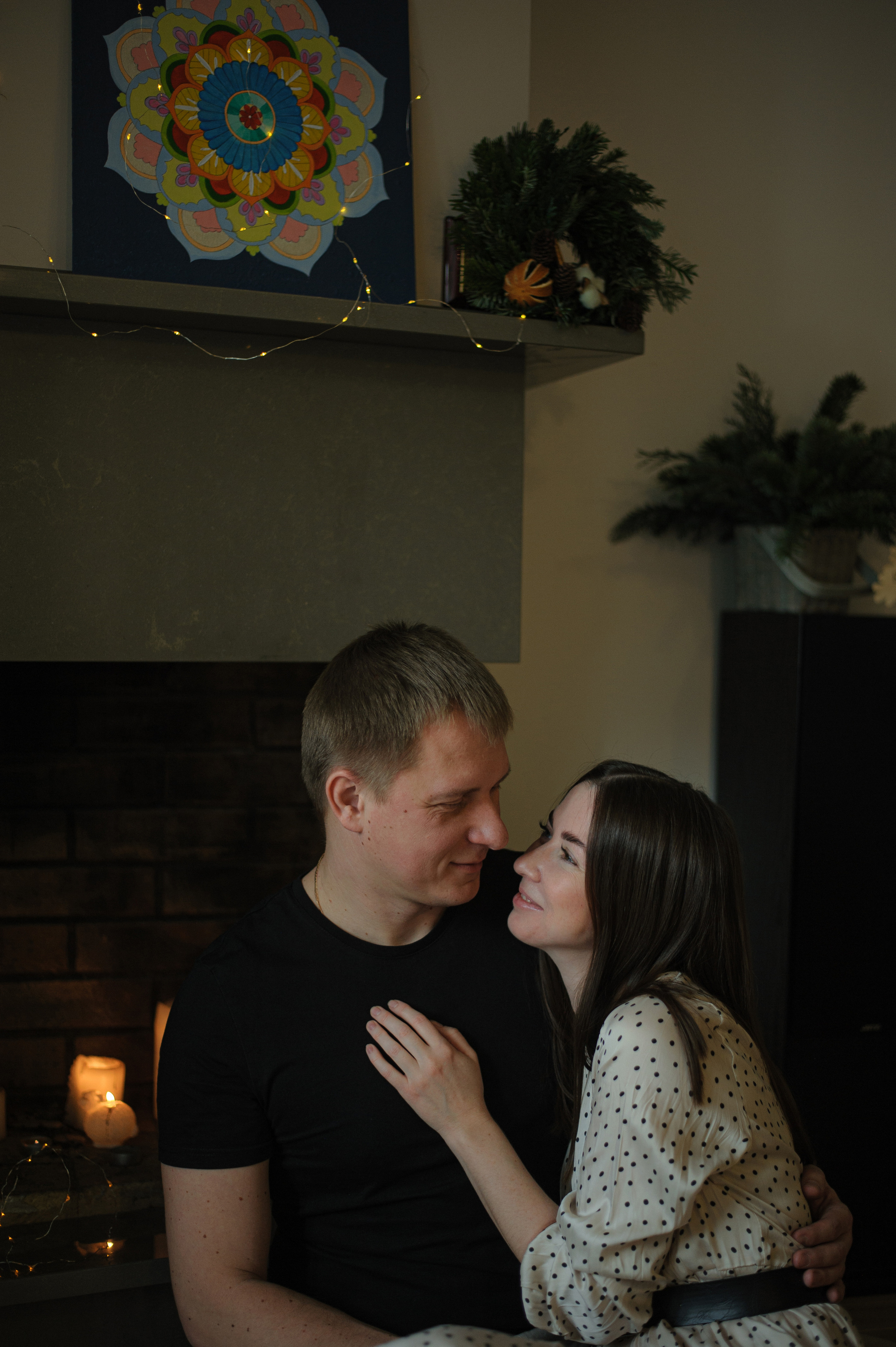 Домашняя новогодняя фотосессия семьи. Фотограф Нижневартовск. Фотограф в Нижневартовске Анна Стрельцова