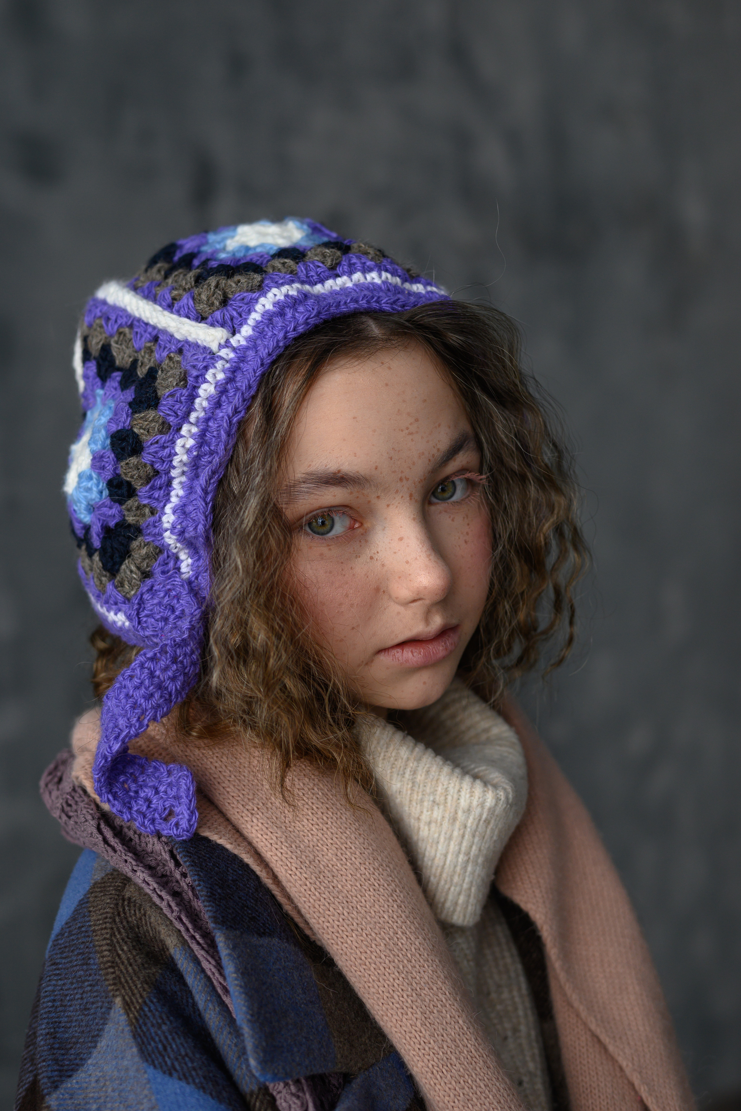 Студийный портрет девочки, г. Нижневартовск