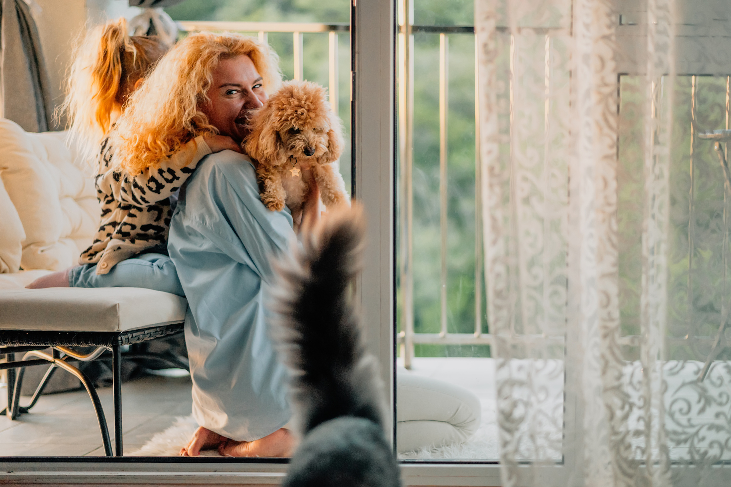 Семейная съемка дома с животными. Фотограф Нижневартовск. Фотограф в Нижневартовске Анна Стрельцова