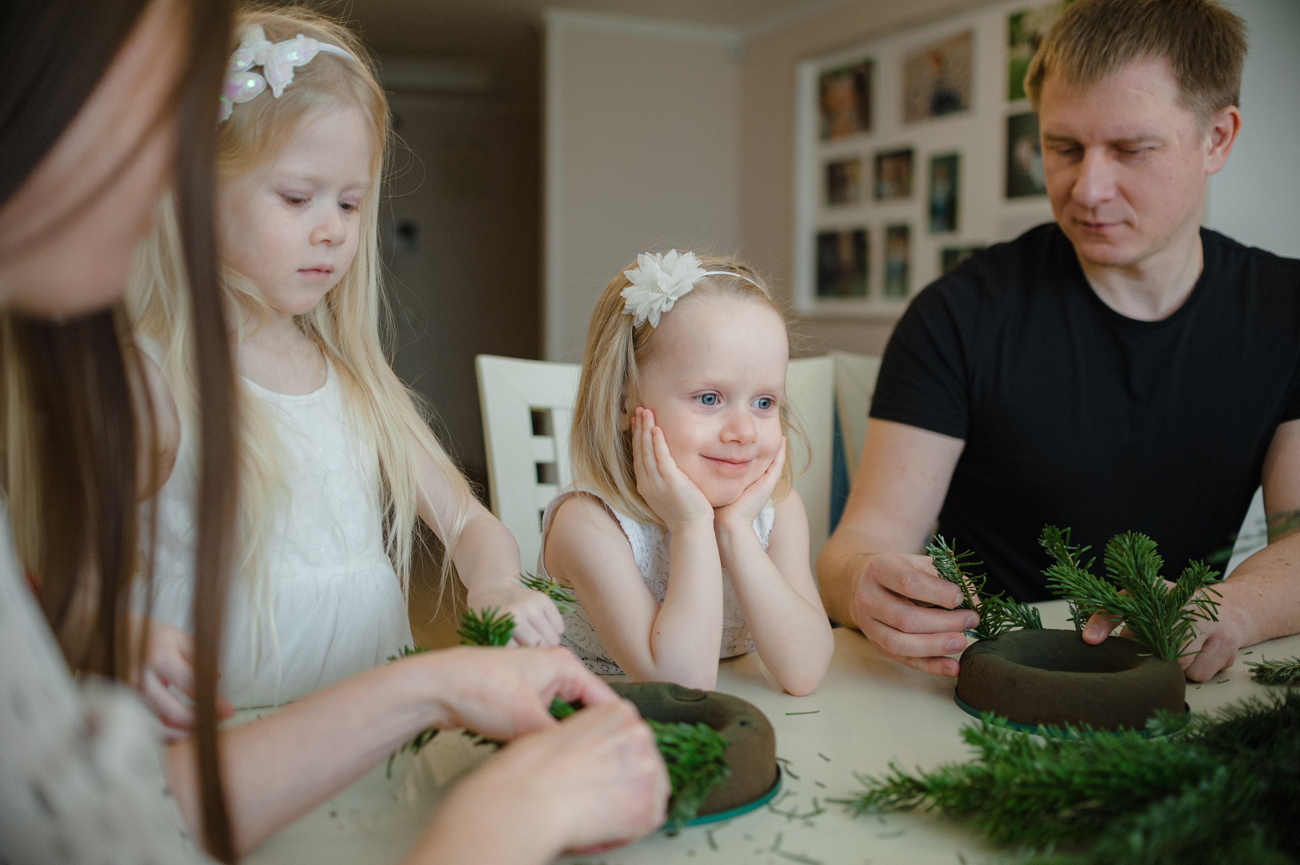 Домашняя новогодняя фотосессия семьи. Фотограф Нижневартовск. Фотограф в Нижневартовске Анна Стрельцова