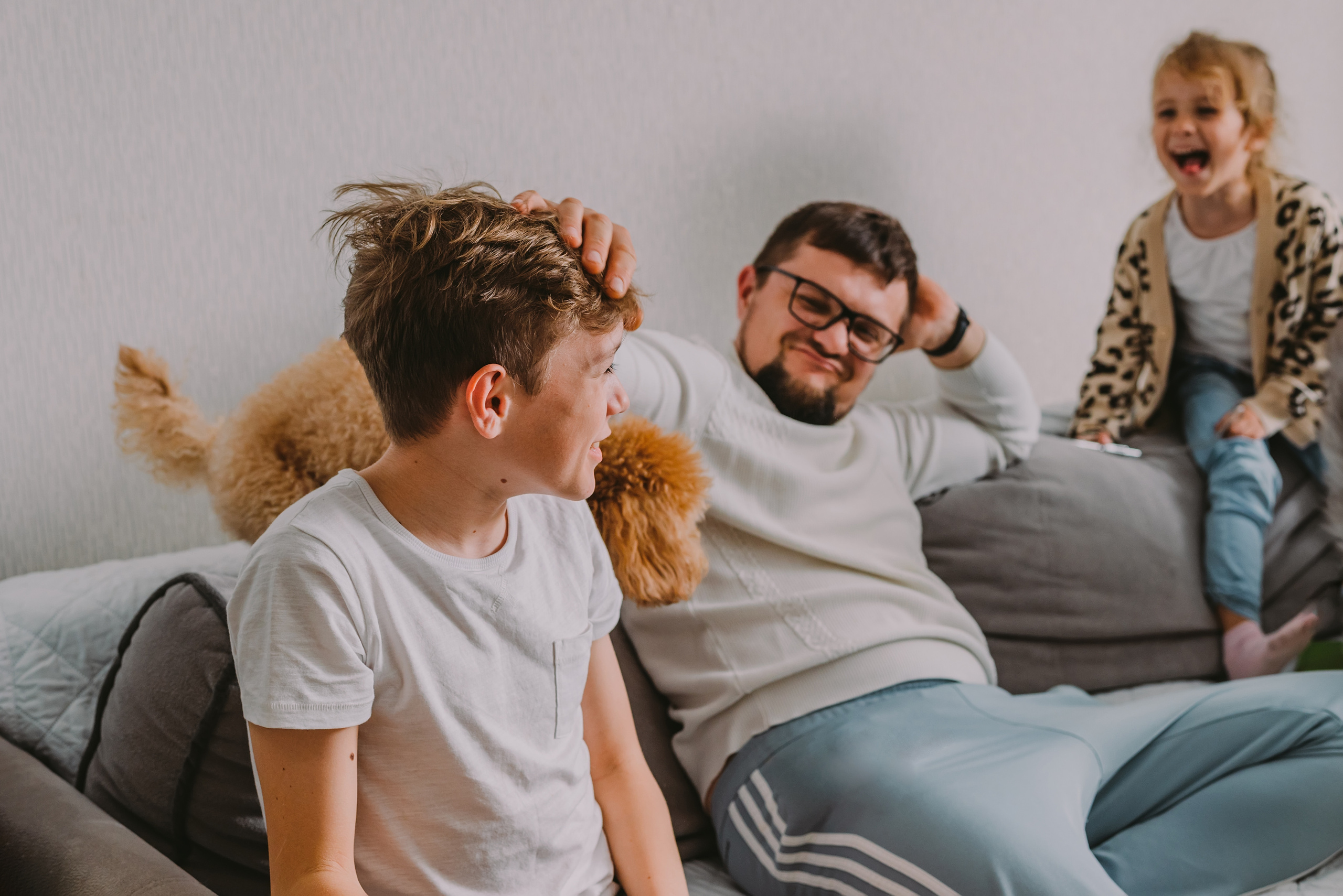 Семейная съемка дома с животными. Фотограф Нижневартовск. Фотограф в Нижневартовске Анна Стрельцова