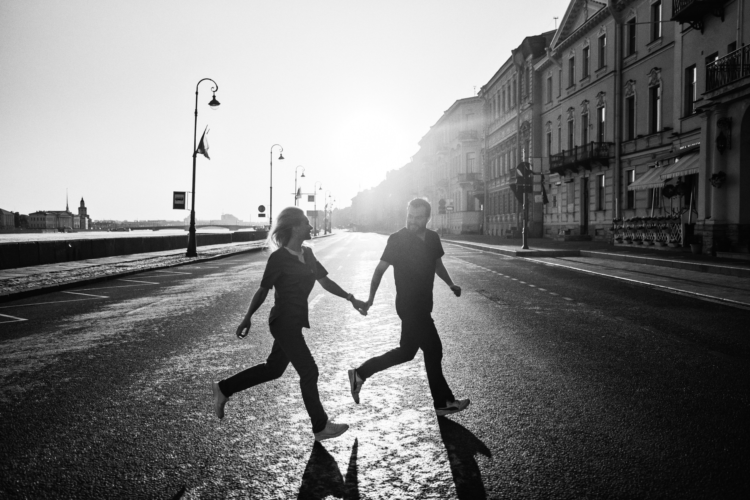 Лера и Женя. Разводные мосты. Рассвет. Свадебный фотограф в Санкт-Петербурге София Шубик