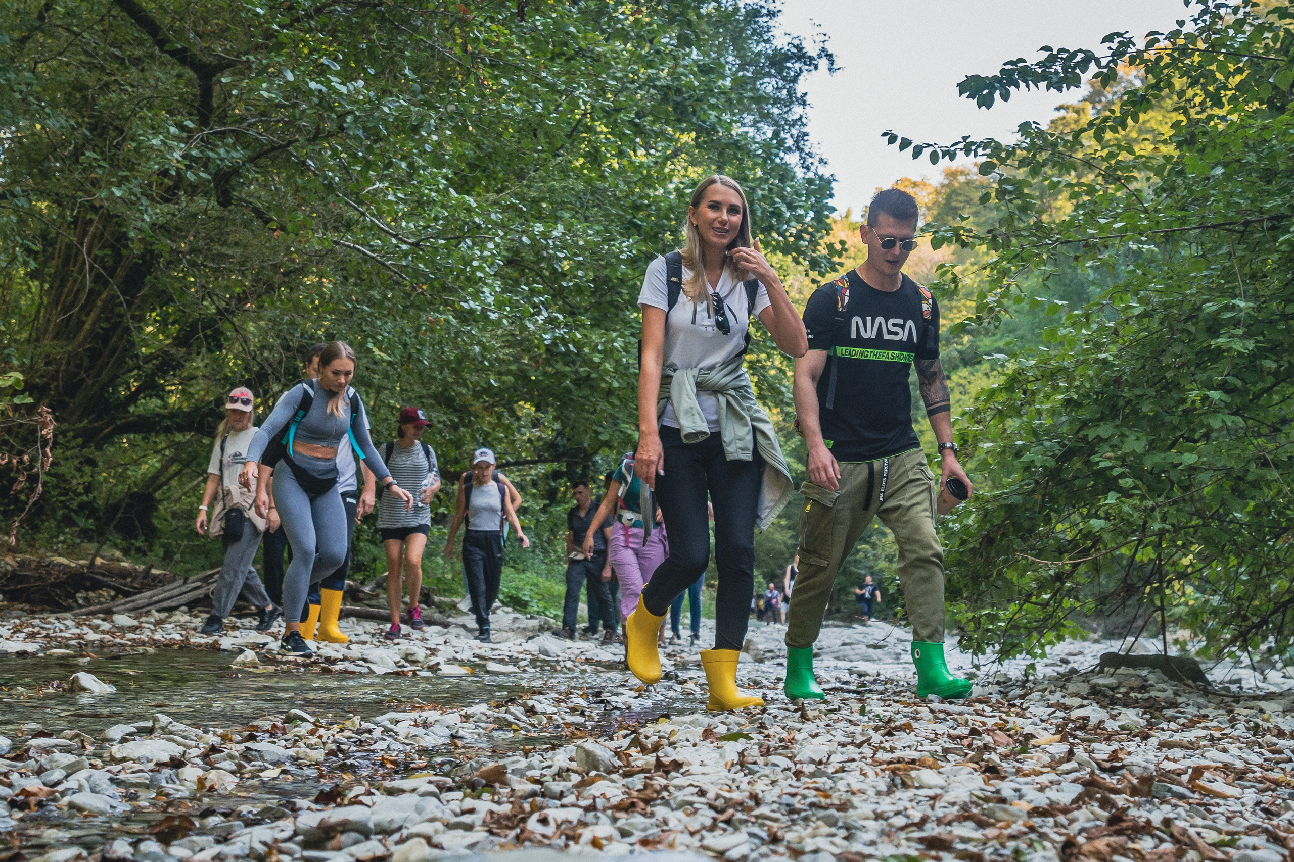 Поход на Полковничьи водопады АСК 26.09.23. Репортажный фотограф в Краснодаре Рындин Дмитрий