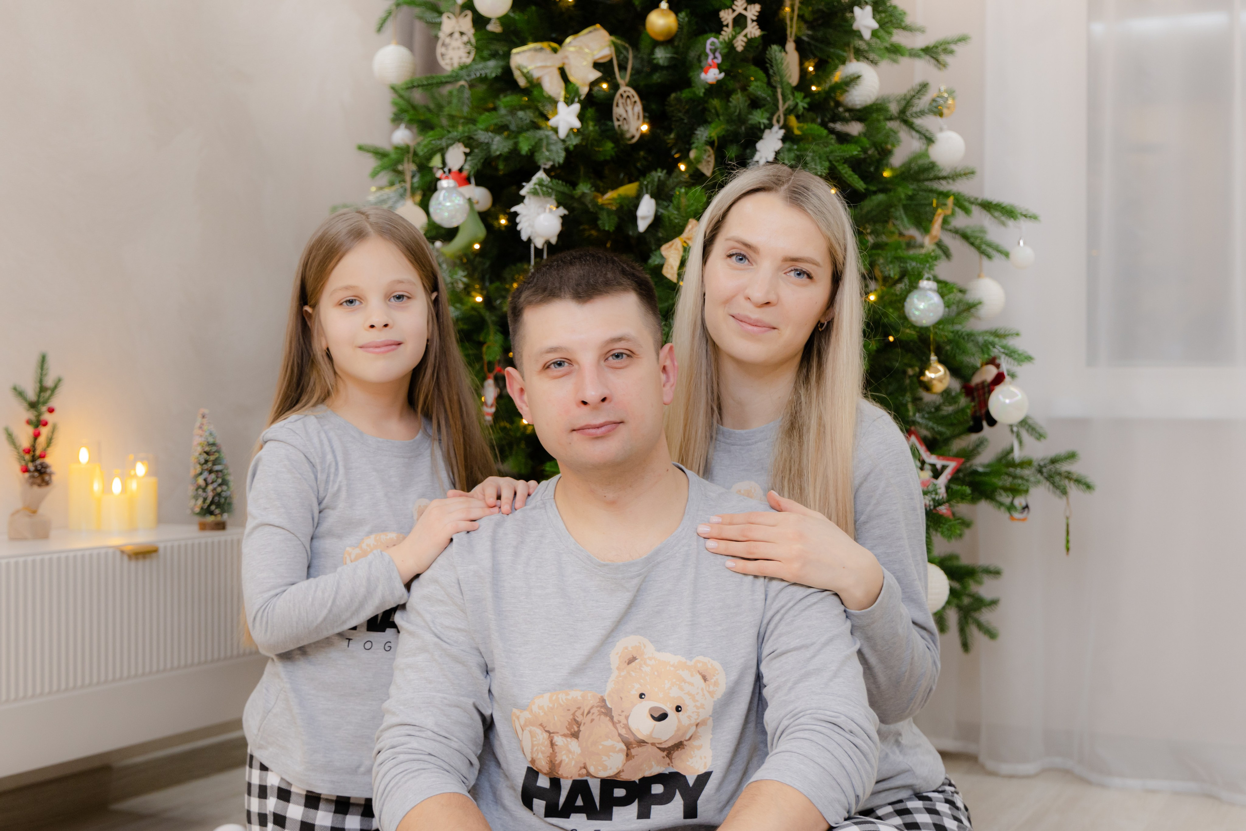 Семейный Новый год. Фотограф Братск Юлий Дежин