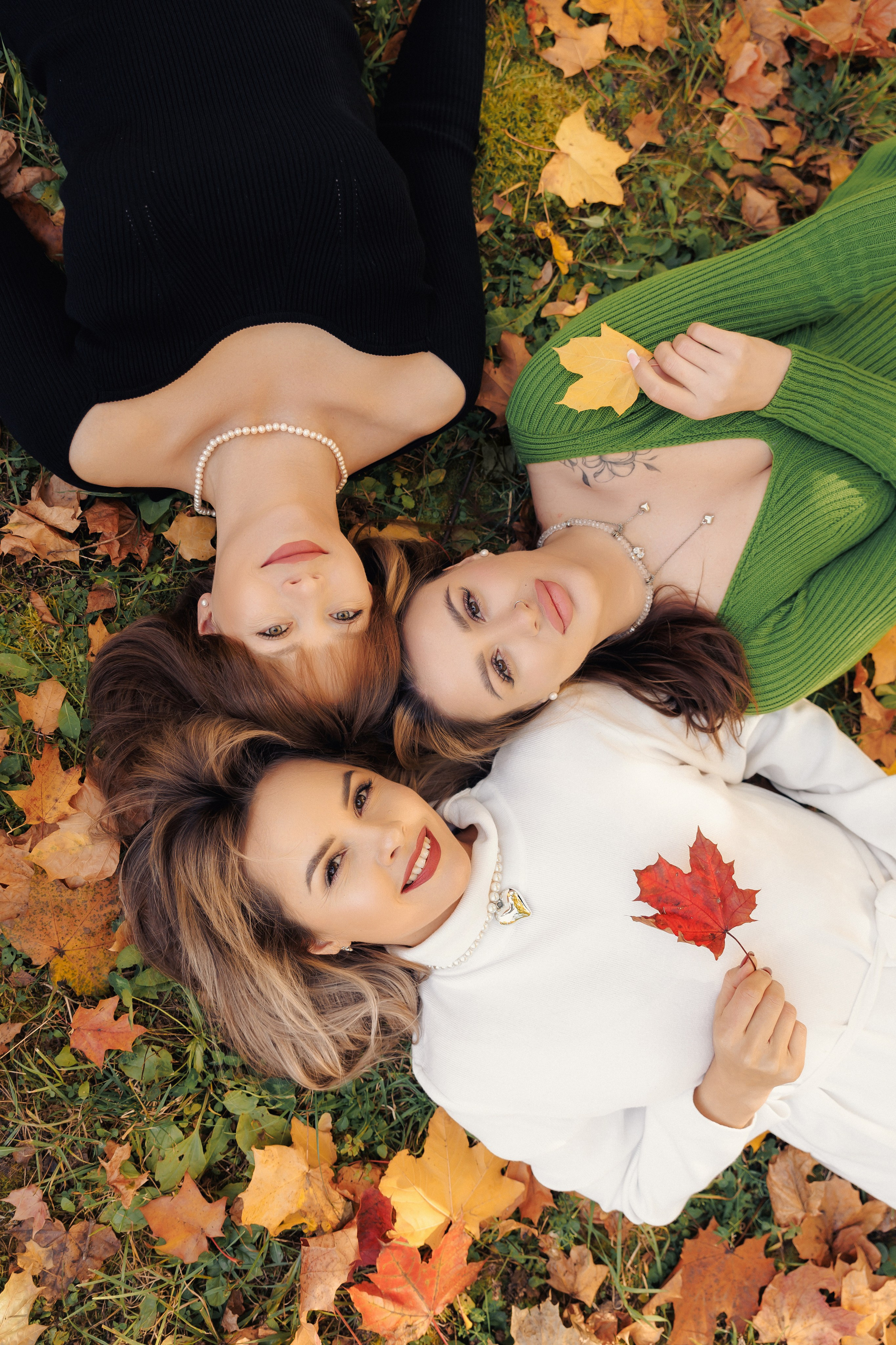 Осенняя фотосессия с подругами. Зотова Алена — семейный и женский фотограф в Зеленограде