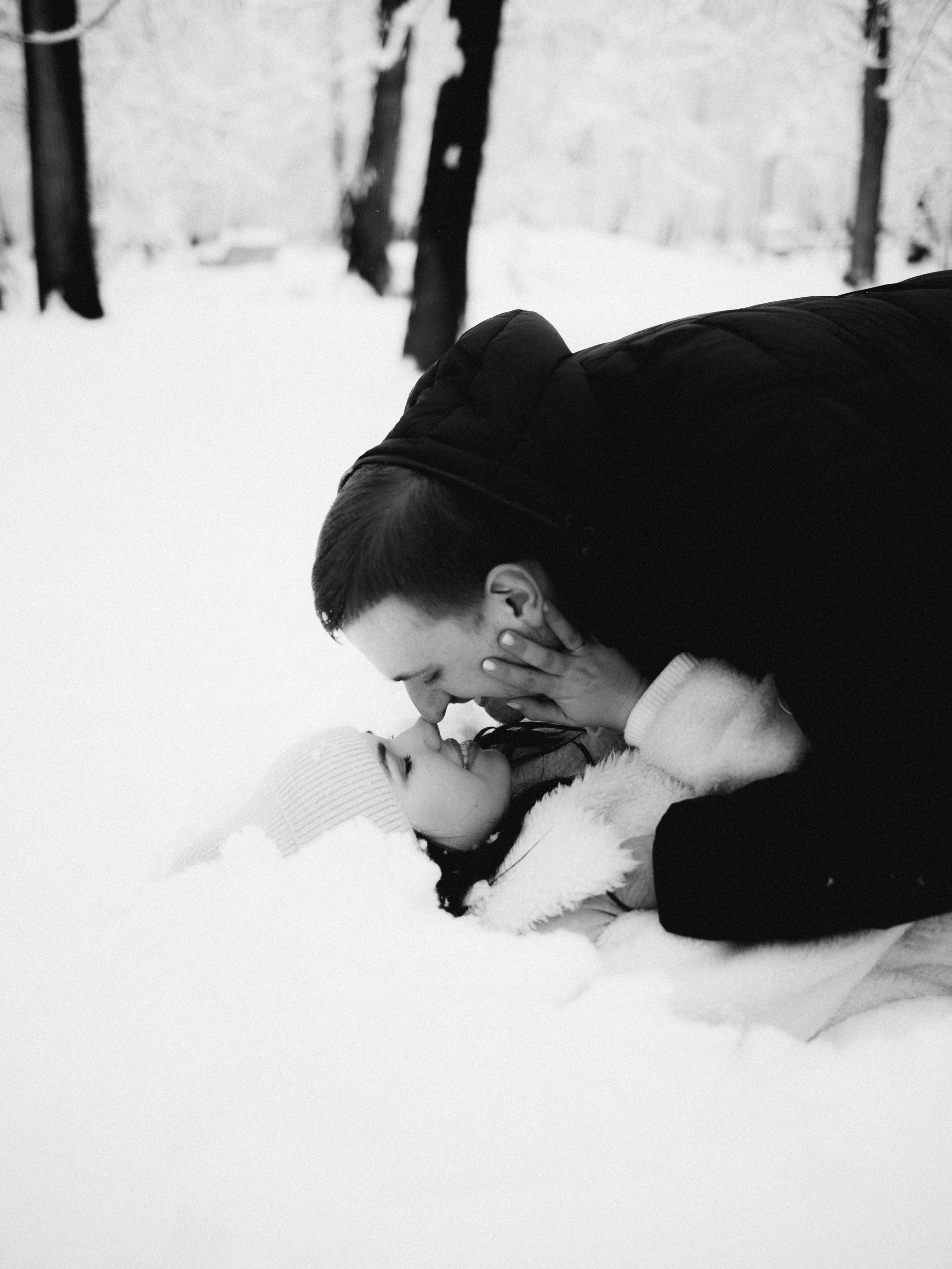 Артём и Ксюша. Зима. Семейный фотограф в Краснодаре Храмова Анна