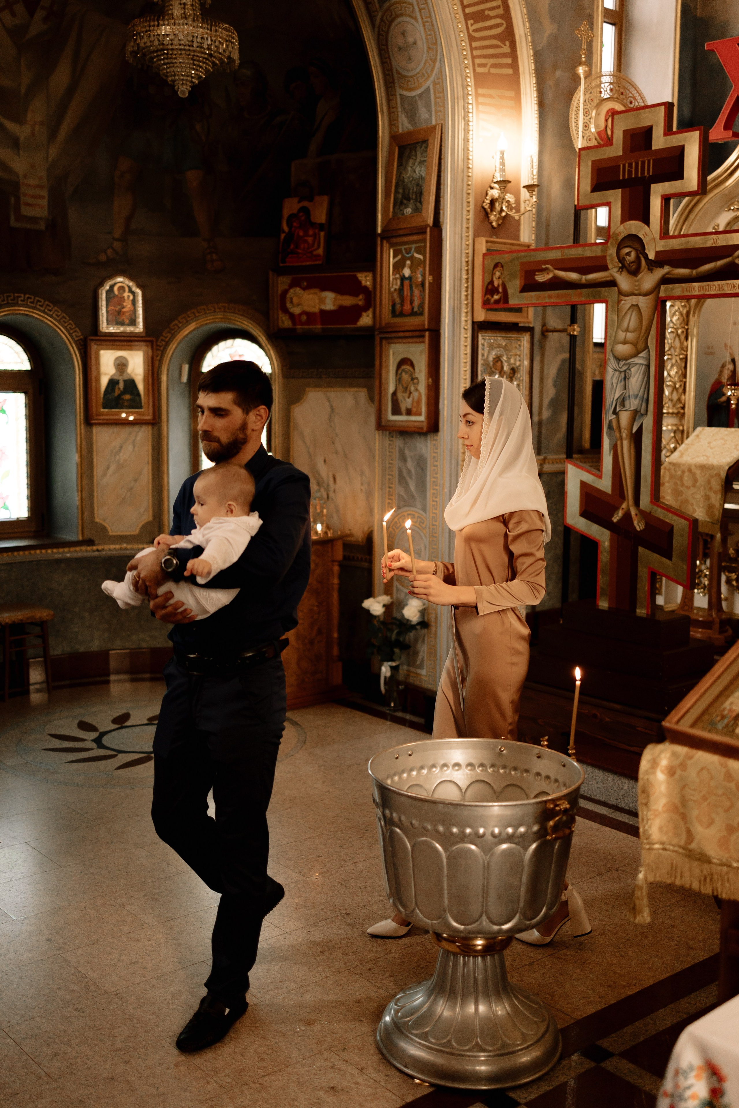 Крещение Тимура. Семейный фотограф в Краснодаре Храмова Анна