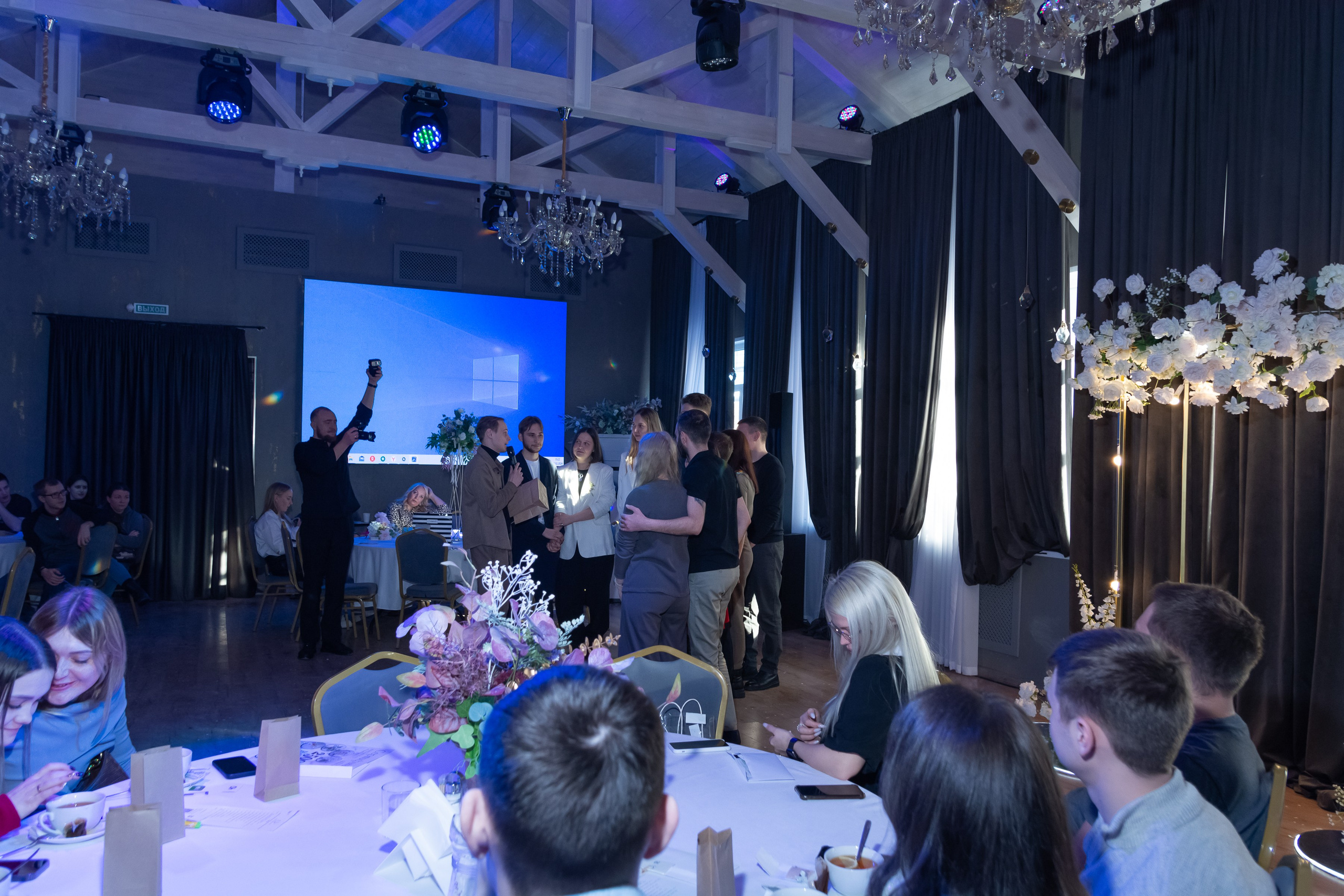 Свадебное чаепитие для молодоженов