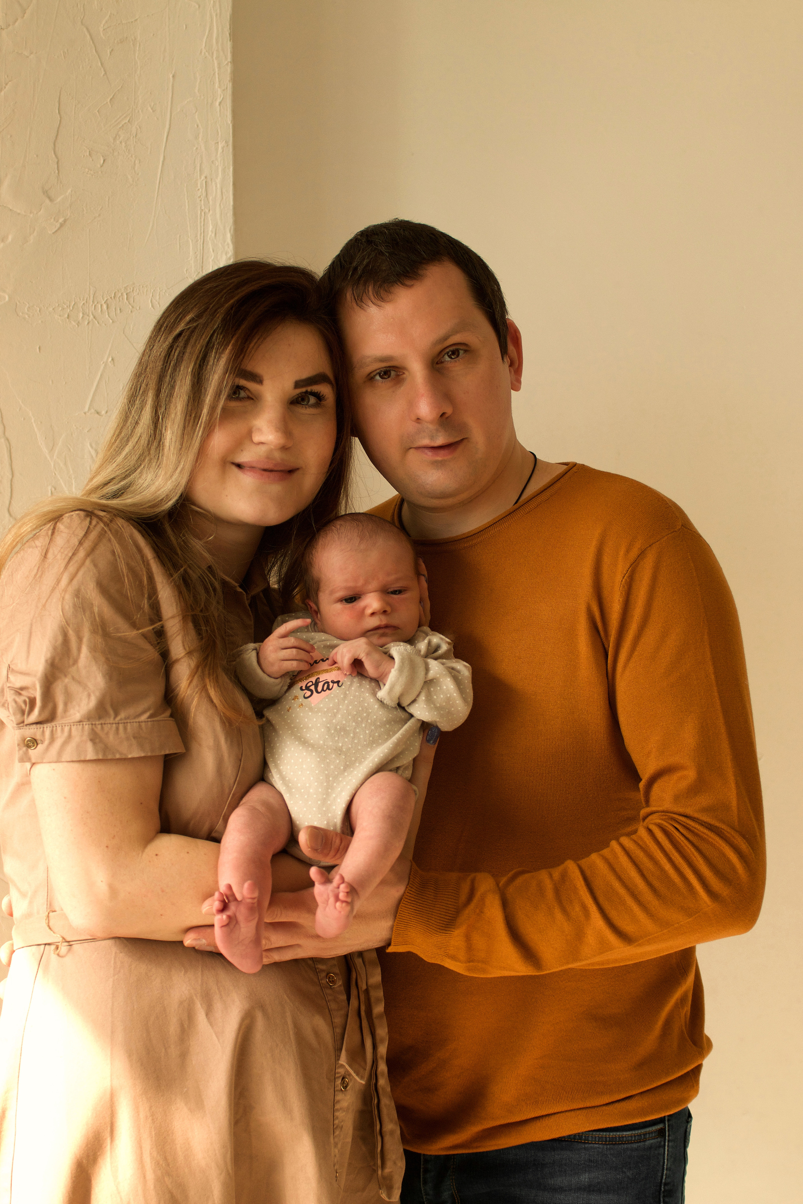 Новорожденный Артур и его семья. Мария Маркова детский и семейный фотограф в Москве