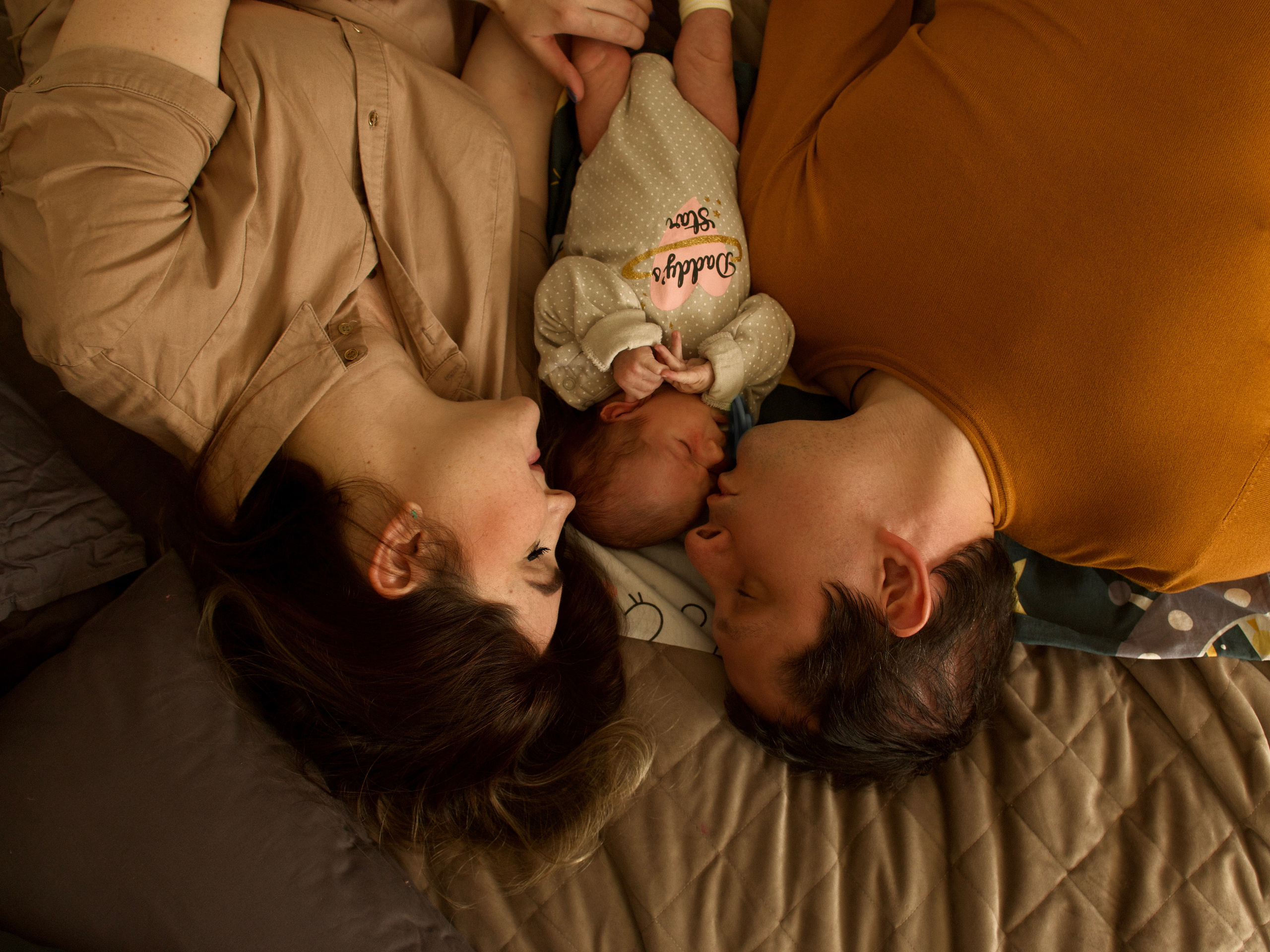 Новорожденный Артур и его семья. Мария Маркова детский и семейный фотограф в Москве