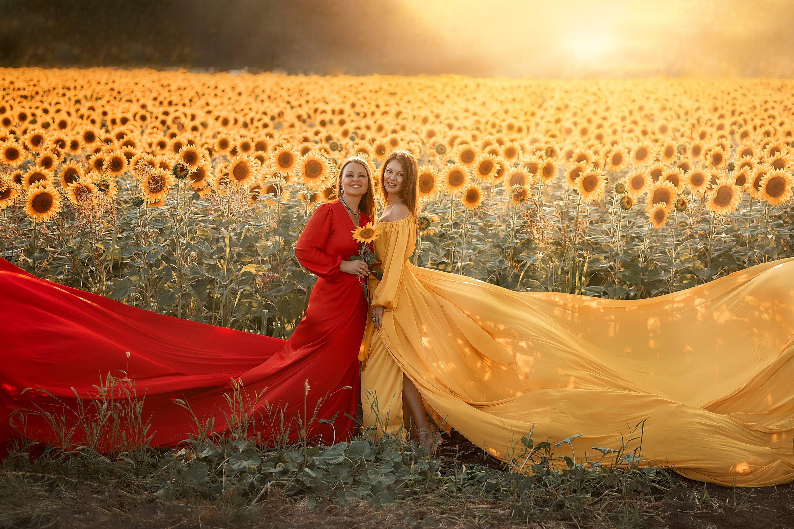 Летящие платья. Художественный фотограф Анапа Александра Долбикова