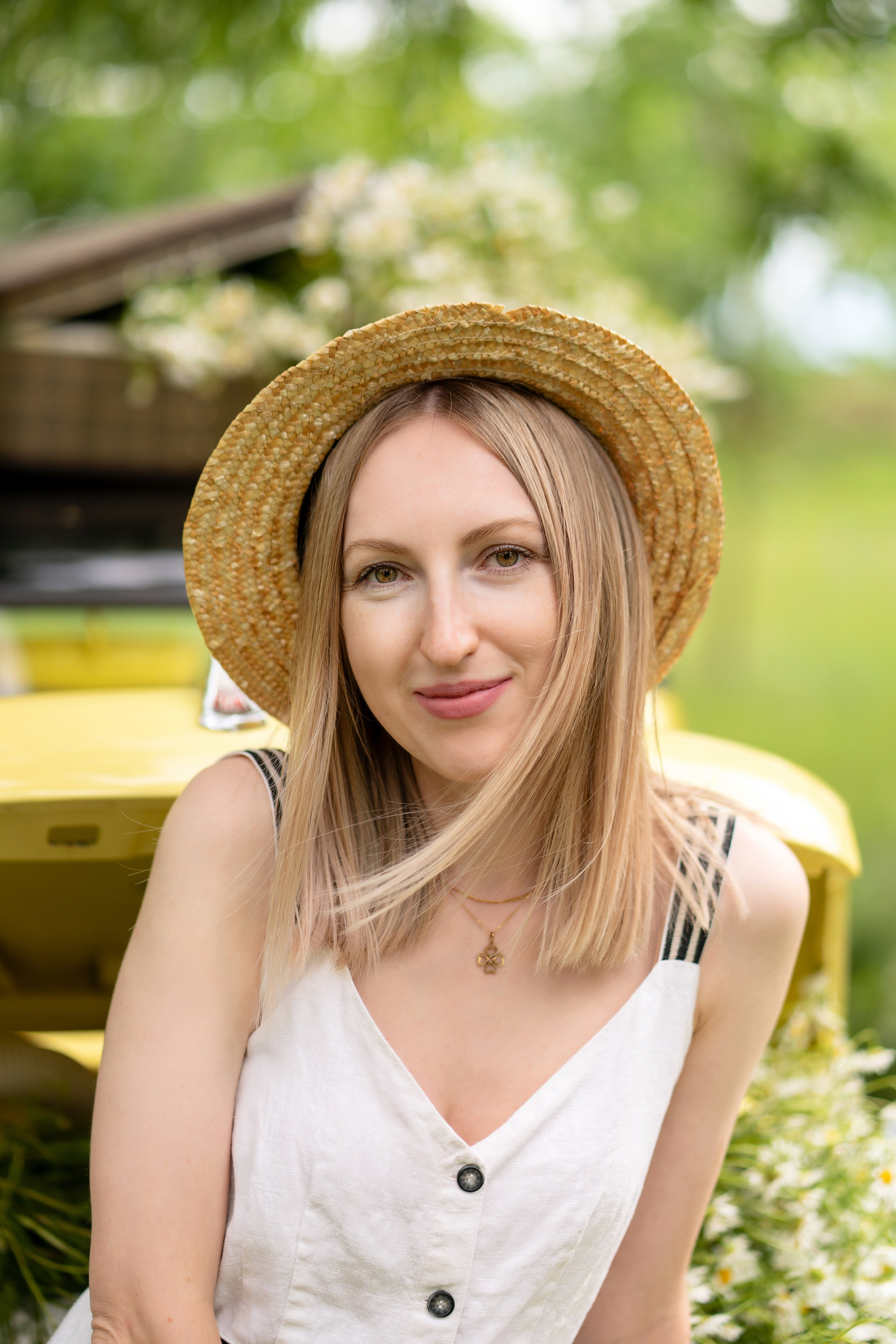 Фотодень Машина с ромашками. Семейный и свадебный фотограф Минск, Беларусь Анна Орловская