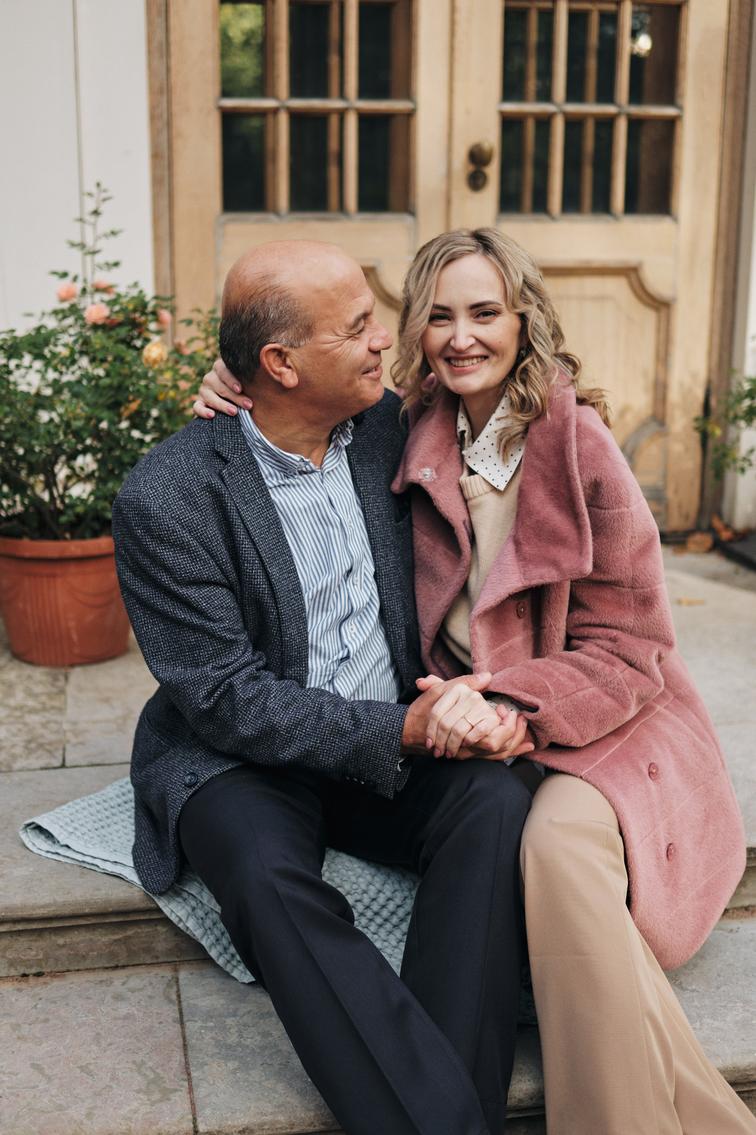 Фотосессия в парке СПб с мужем