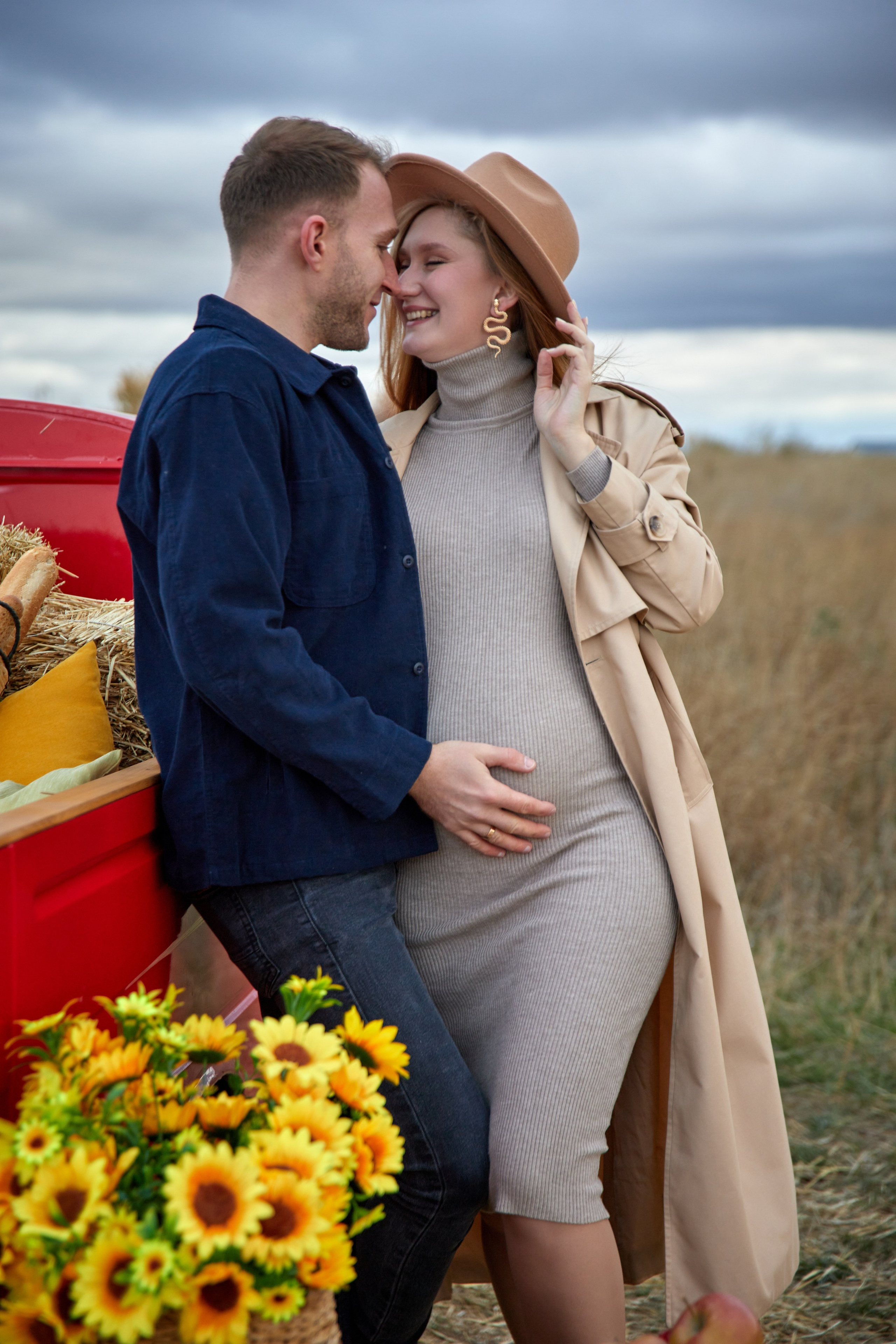 Осенняя с машиной. Фотограф в Самаре Анастасия Афанасьева